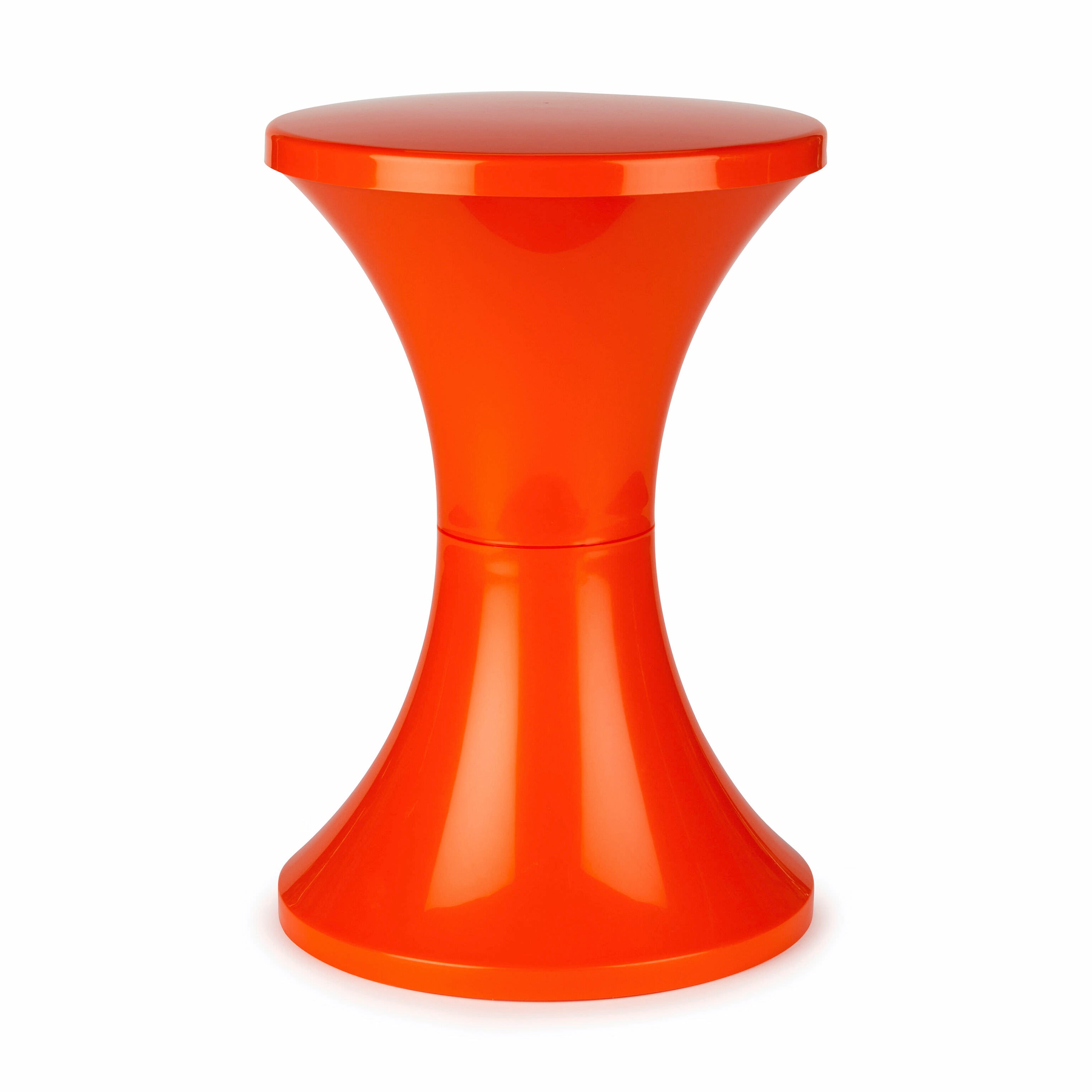 Tam-Tam Stool - Orange Mid-Century Modern French Design