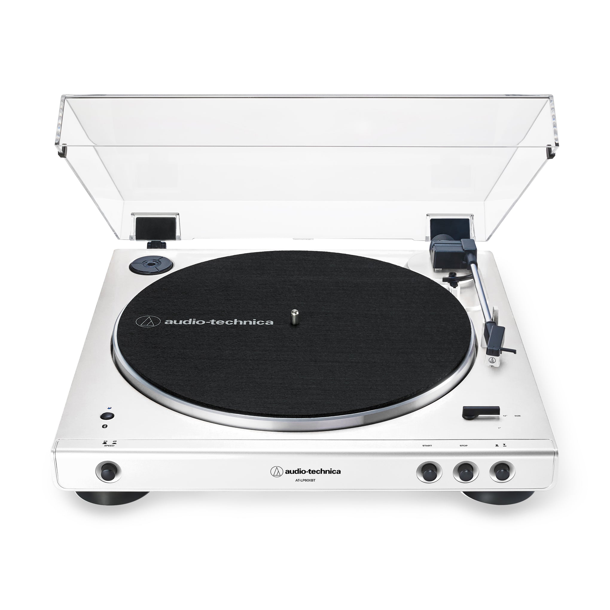 Audio-Technica AT-LP60XBT Wireless Bluetooth Turntable - White