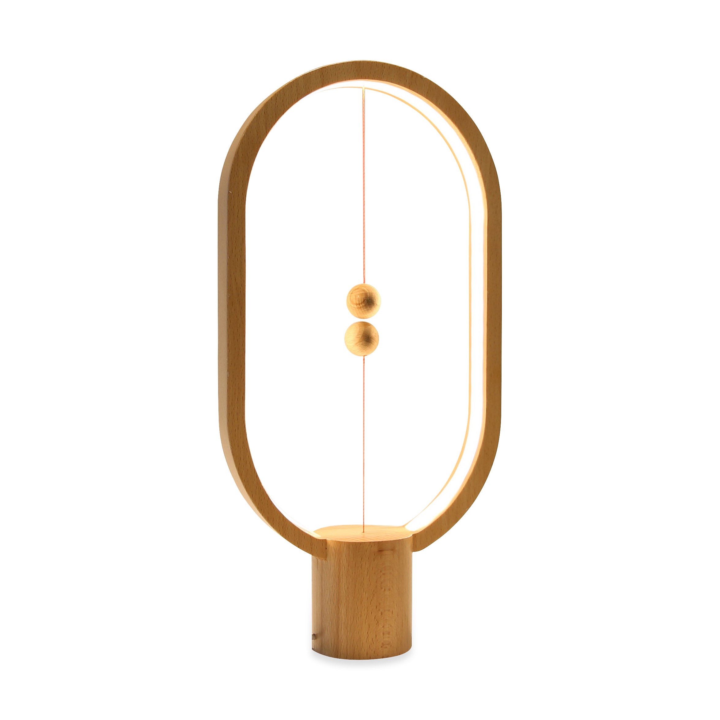 Heng Balance Lamp - Wooden USB Desk Light with Magnetic Switch