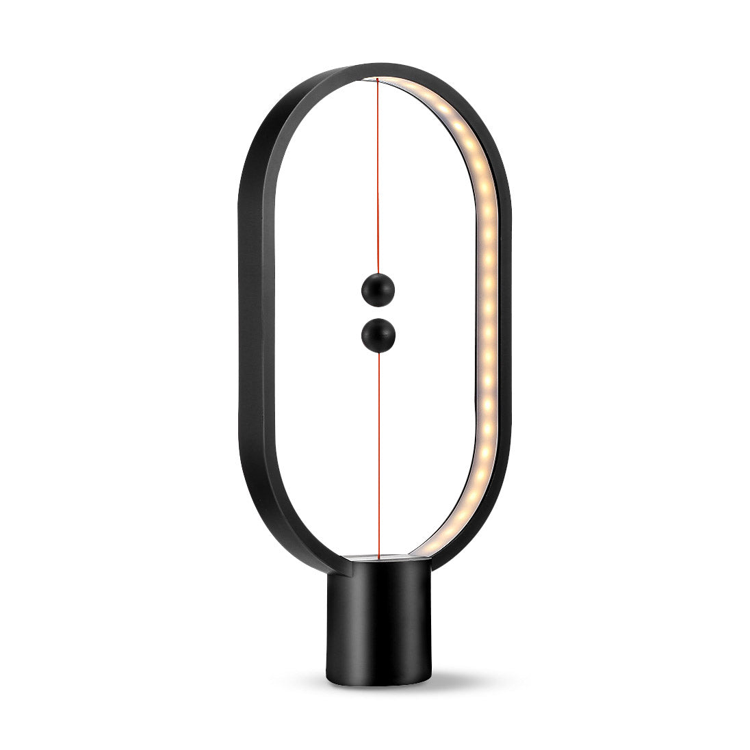 Heng Magnetic Balance Lamp - Black USB-Powered Minimalist Light