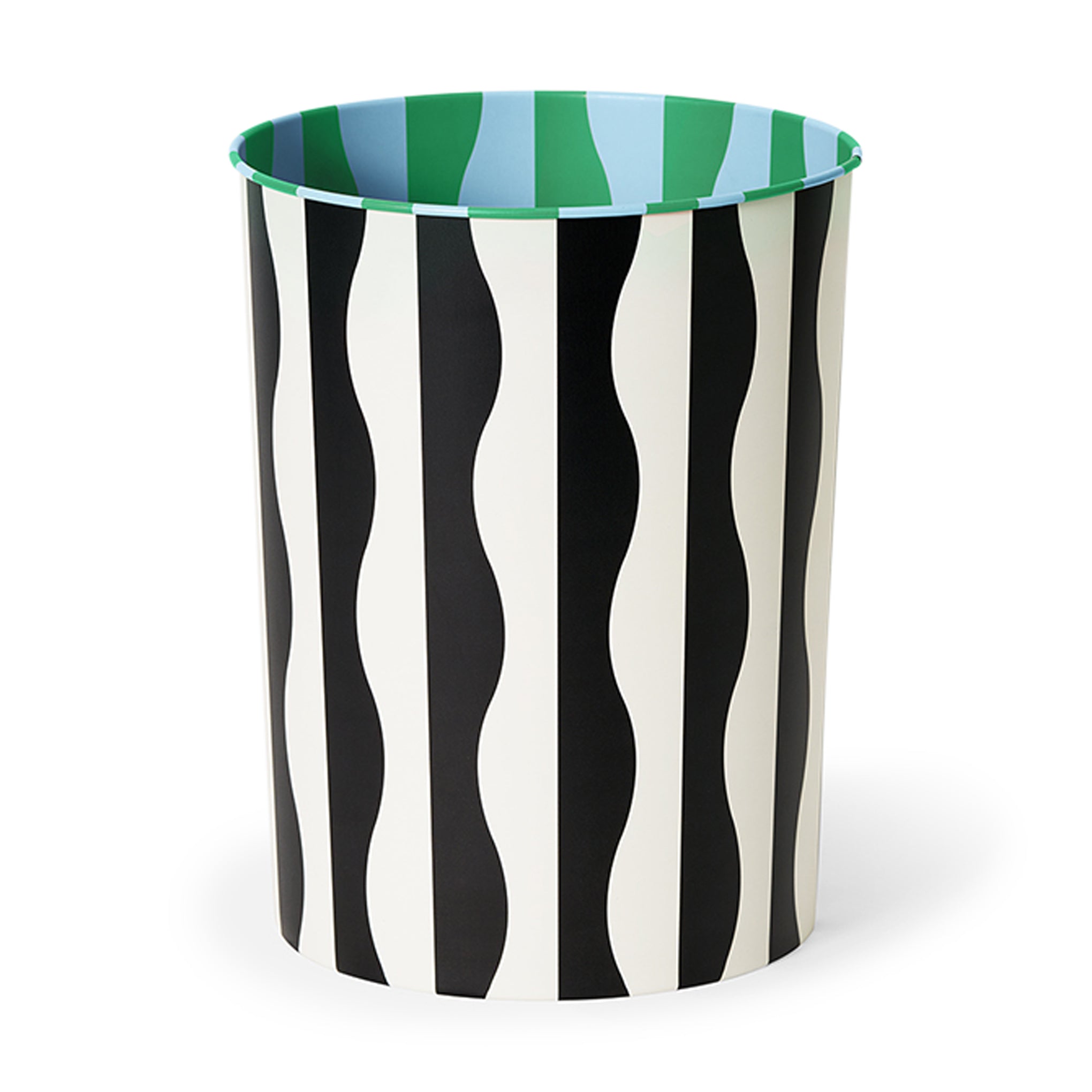 Dusen Dusen River Pattern Metal Waste Bin