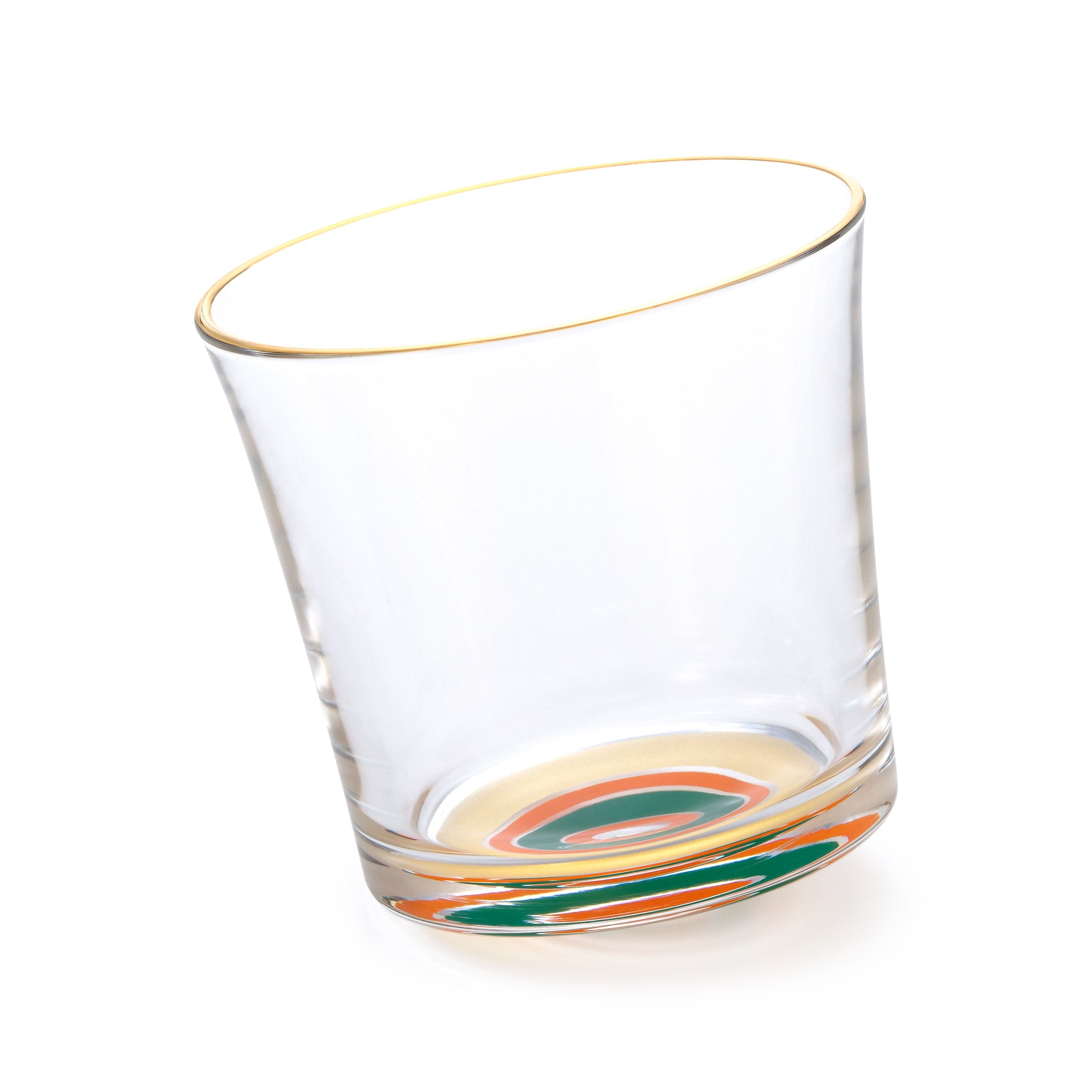 Japanese Gold Rocking Whisky Glass – Handcrafted in Japan