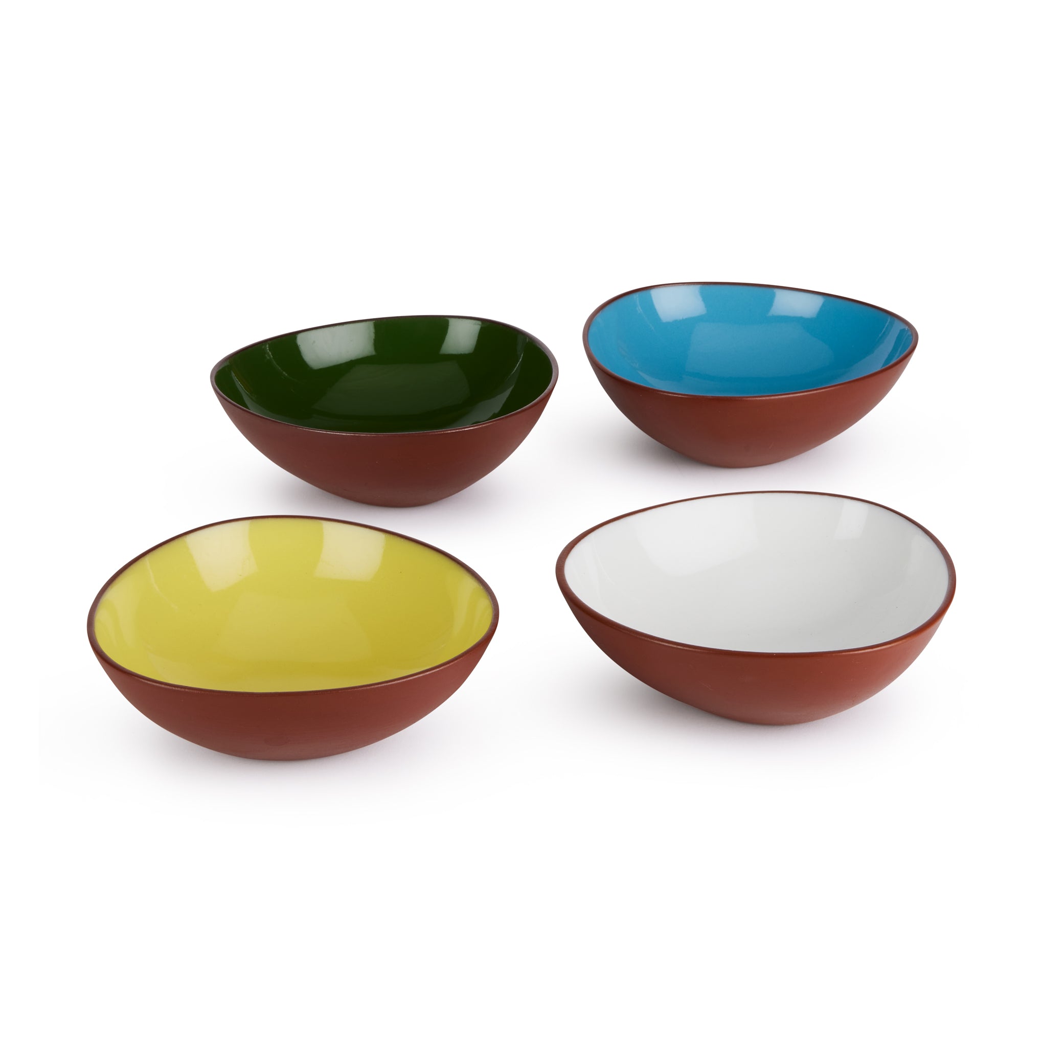 Colbo Handcrafted Ceramic Bowl Set – Colorful Andes Clay, MoMA Design
