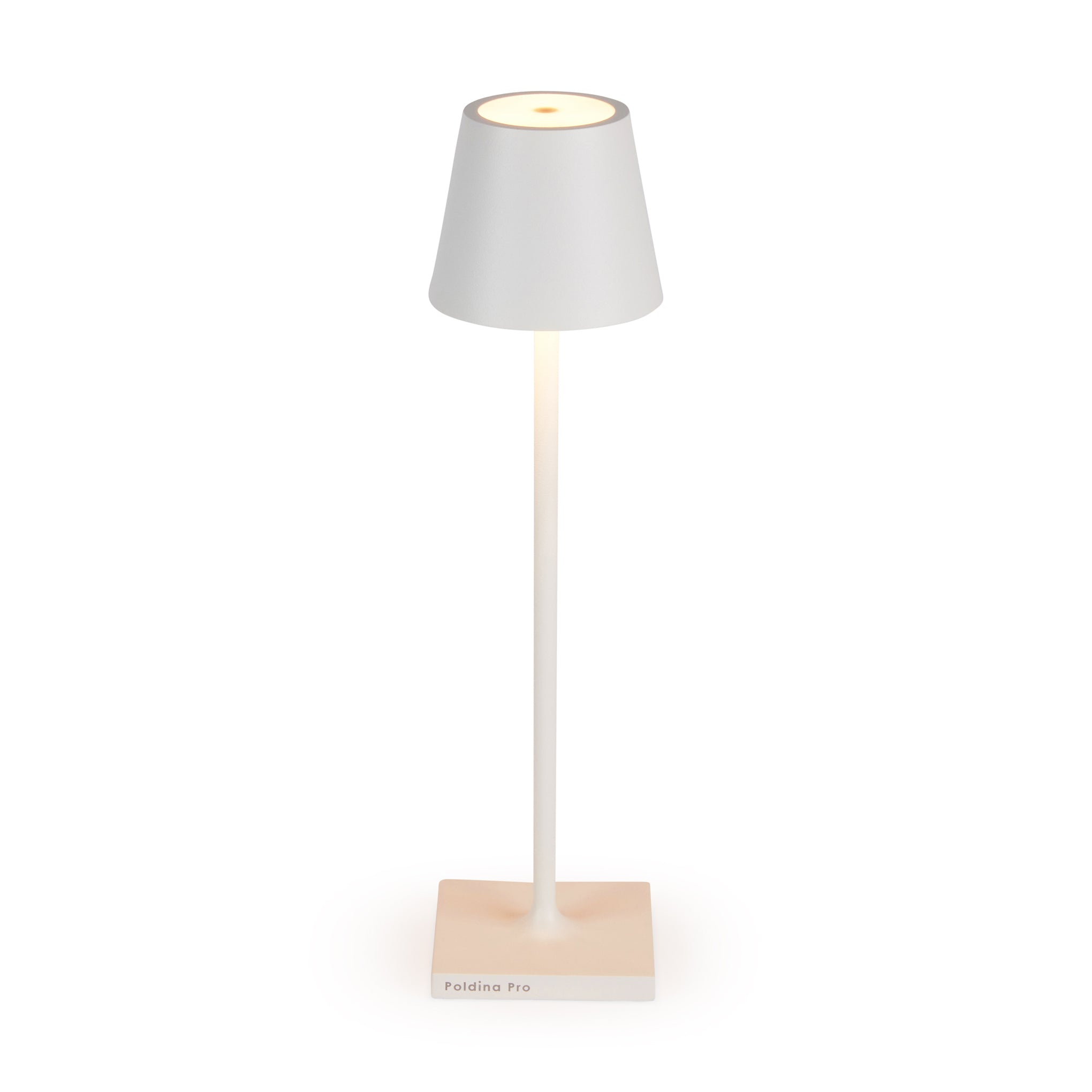 Poldina Micro Rechargeable Portable Lamp - White, IP65 Outdoor Light
