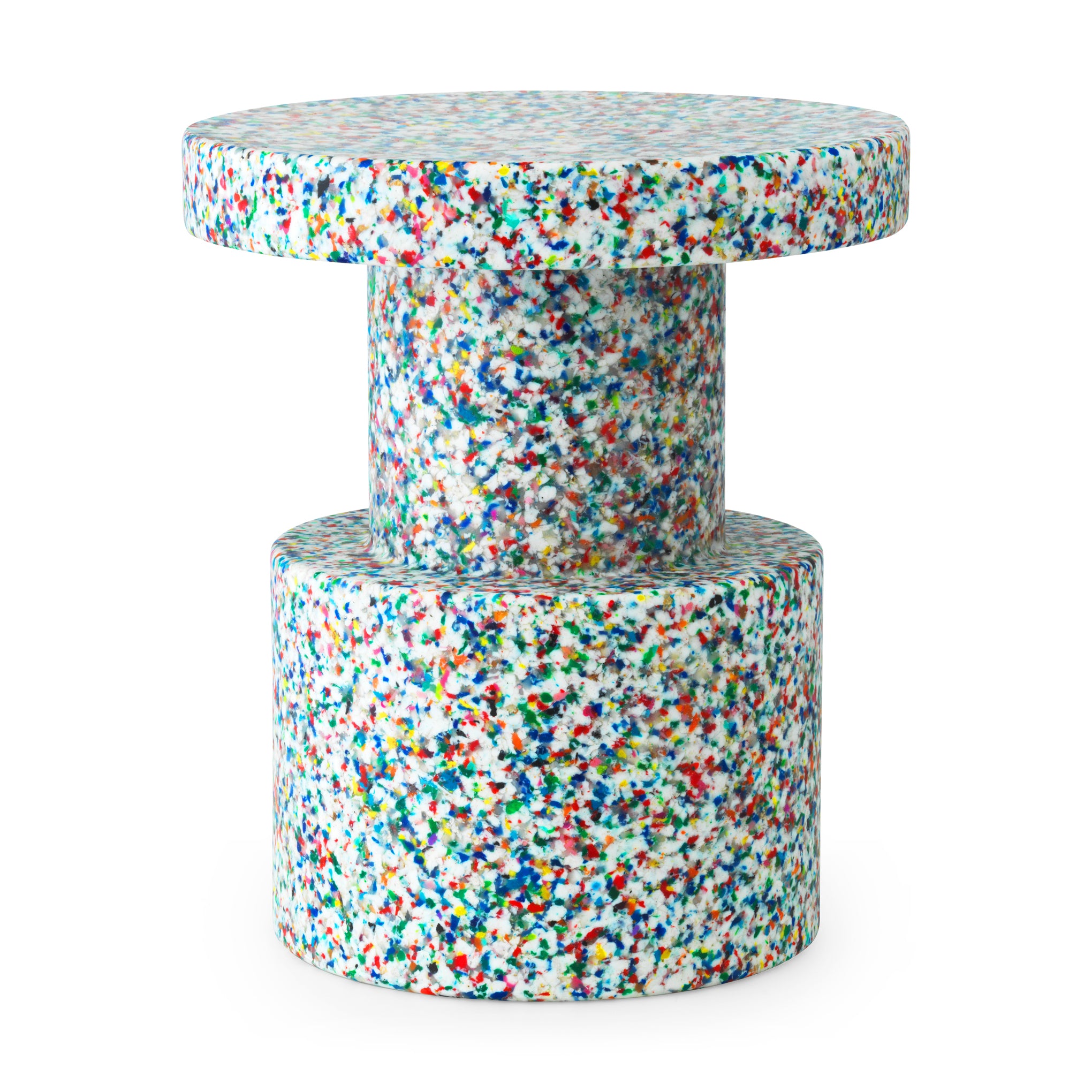 Recycled Plastic Bit Stool - Eco-Friendly Indoor Outdoor Seat