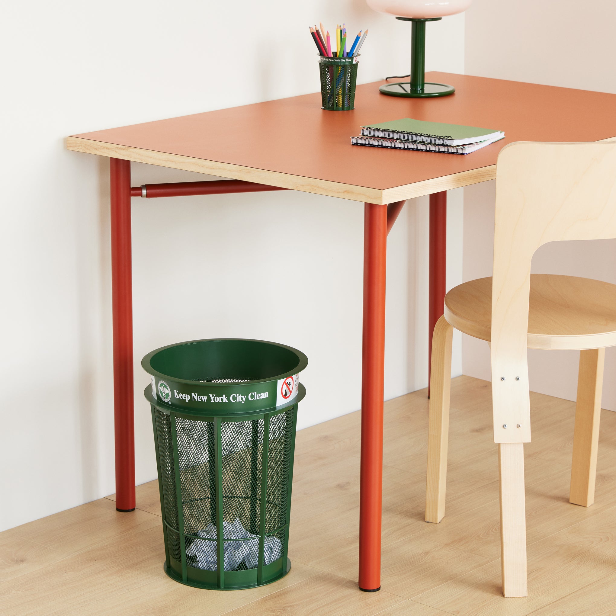 Only NY DSNY Metal Trash Can - NYC Wastepaper Basket