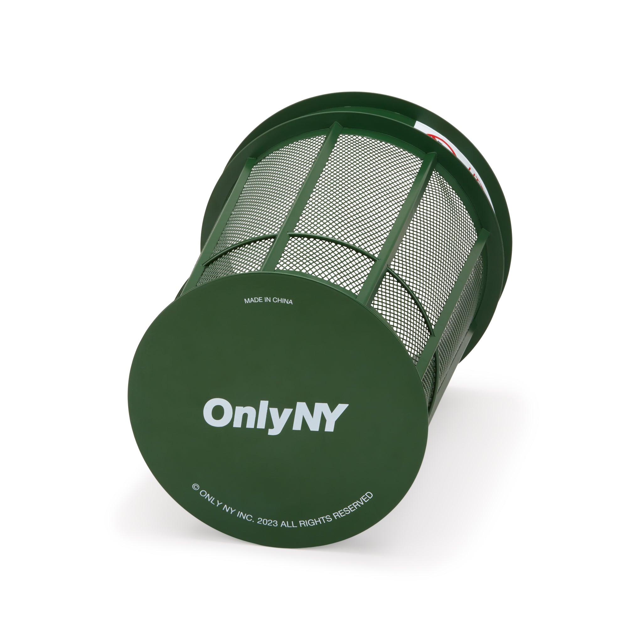 Only NY DSNY Metal Trash Can - NYC Wastepaper Basket