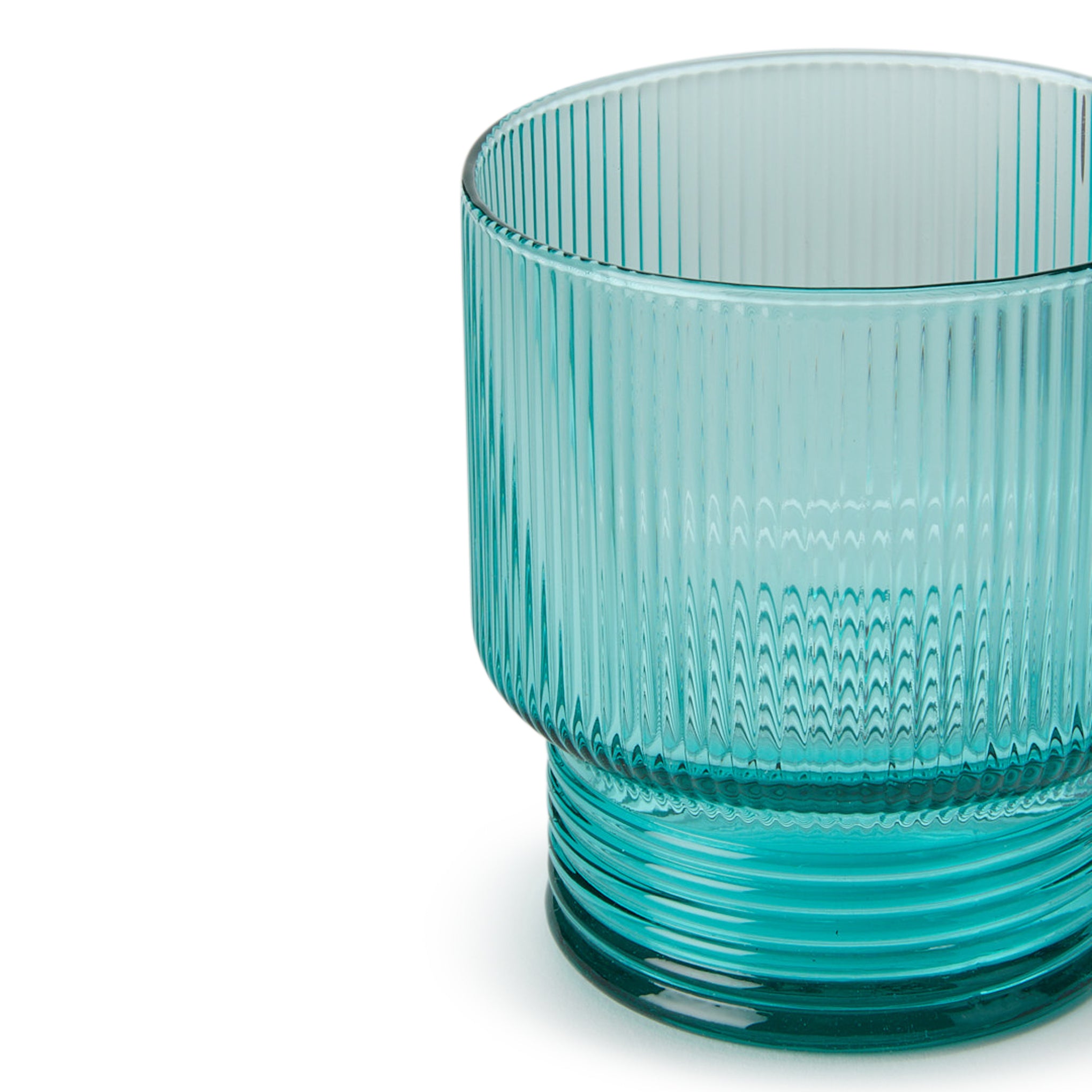 Todo Modo Stackable Glass Tumblers - Set of 6 Italian Mouth-Blown