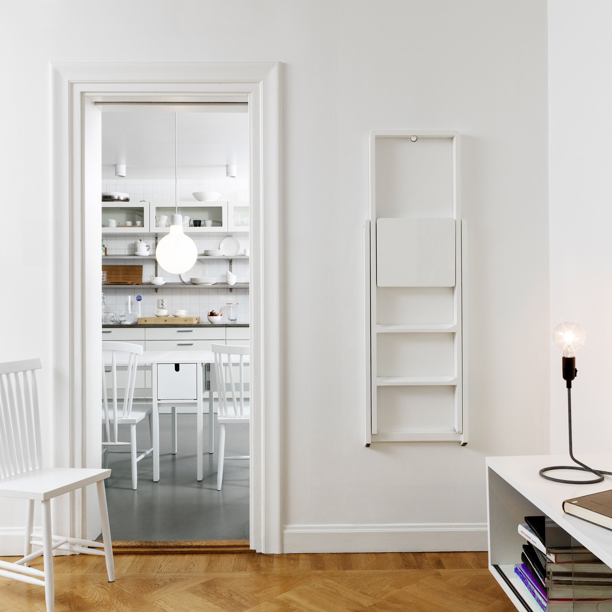 Design House Stockholm Foldable Step Ladder – Sleek & Wall-Mountable