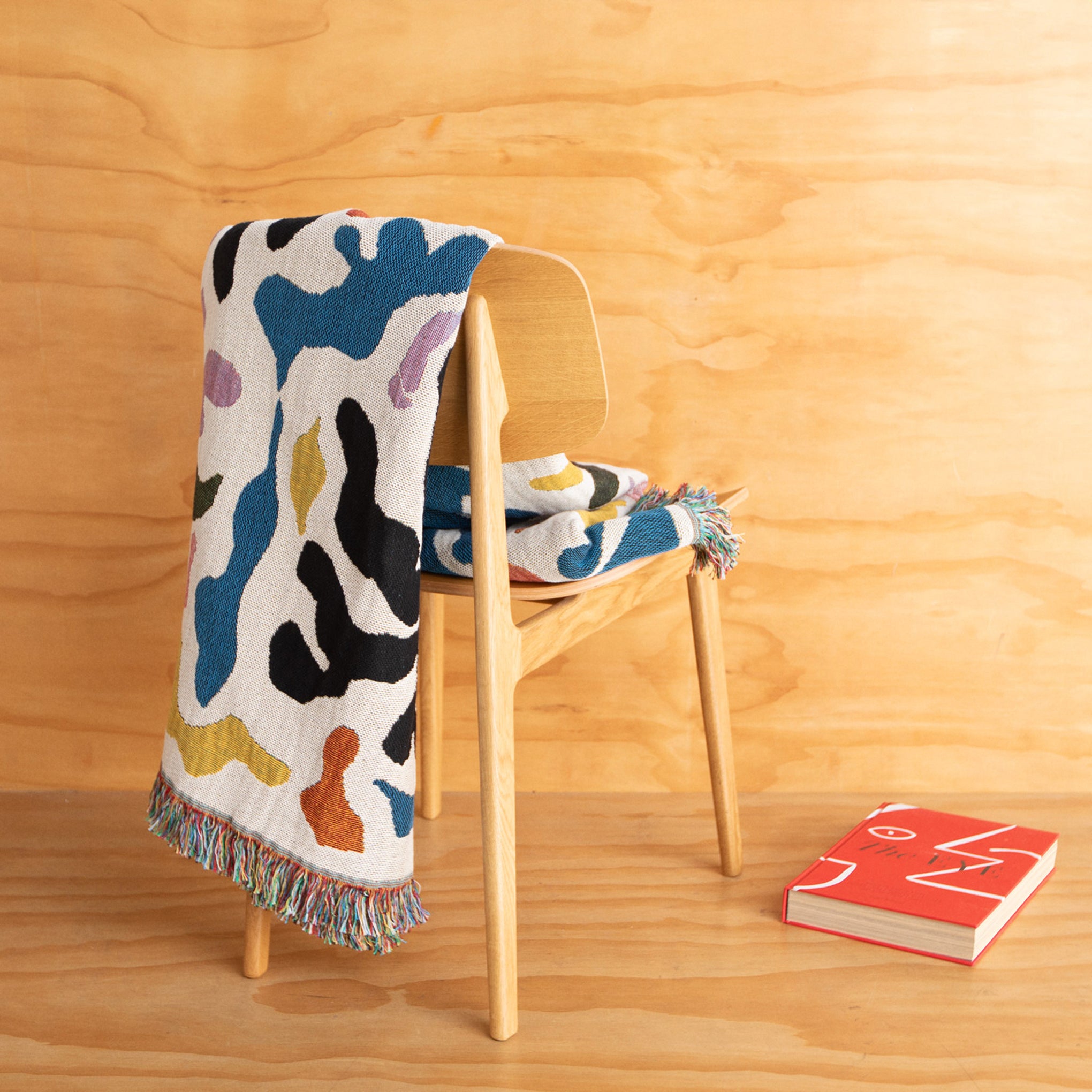 Mercer Recycled Cotton Throw Blanket – Lightweight & Eco-Friendly