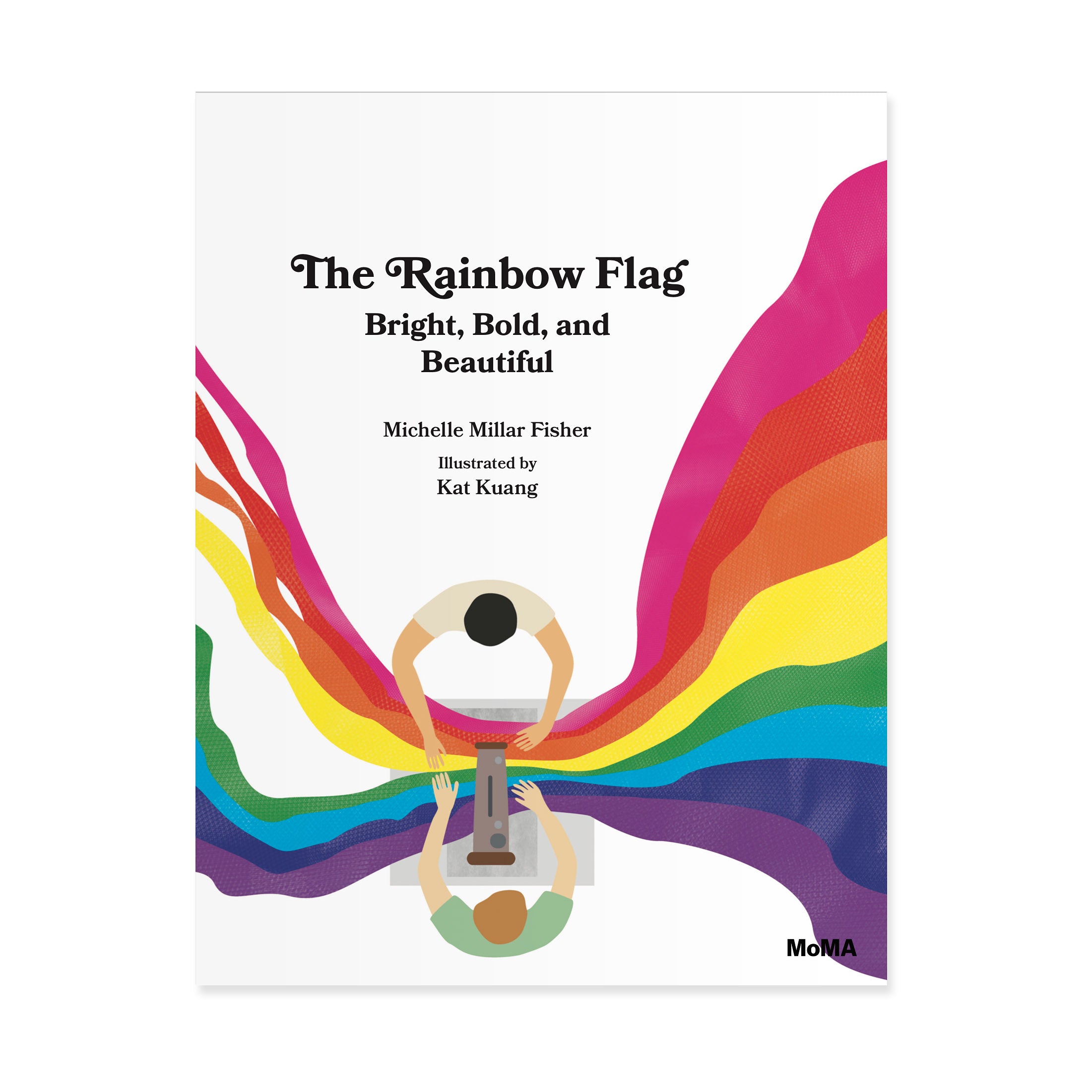 Rainbow Flag Hardcover Book: Pride History & Design by Michelle Millar Fisher