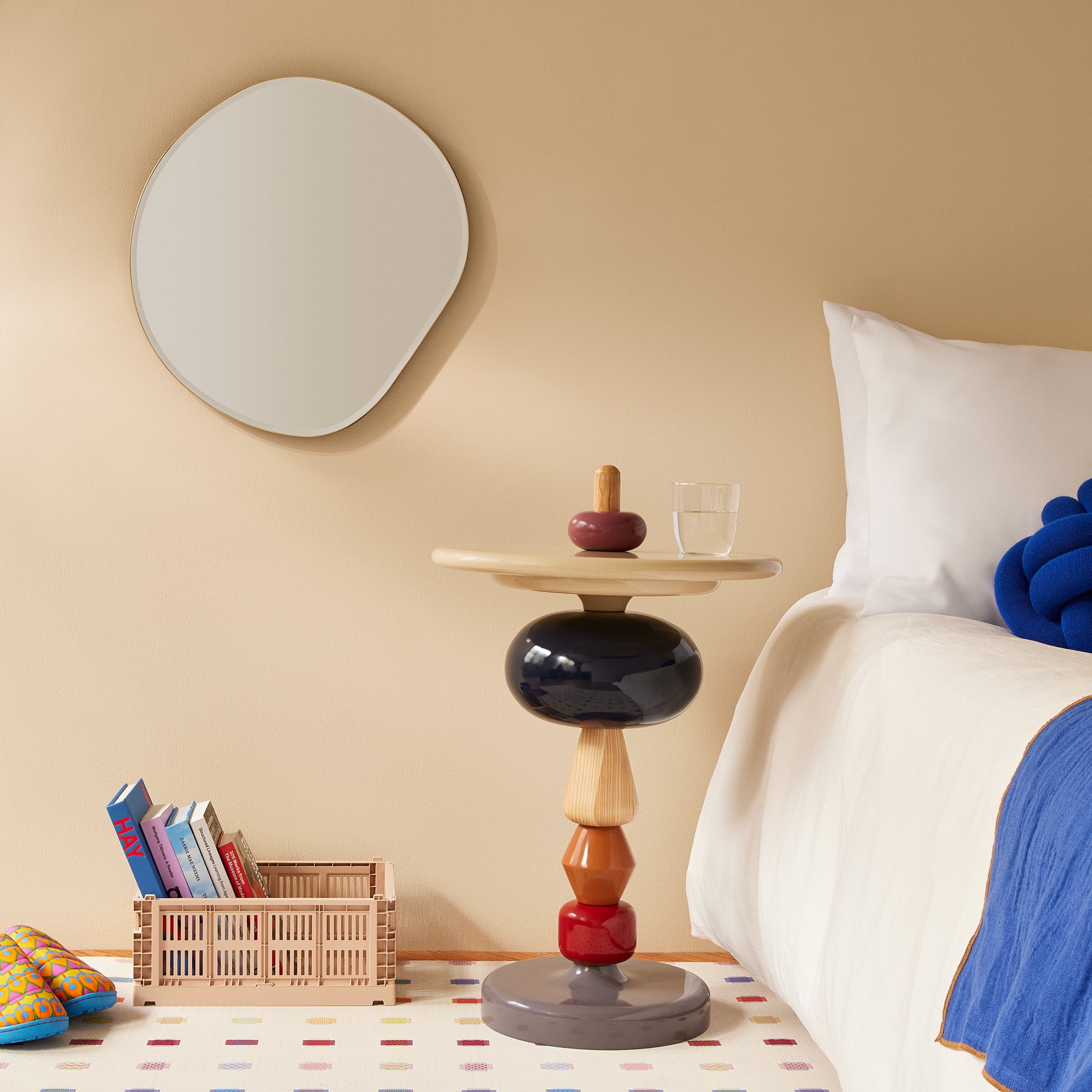 Shuffle Stackable Side Table by &Tradition - Adjustable Height