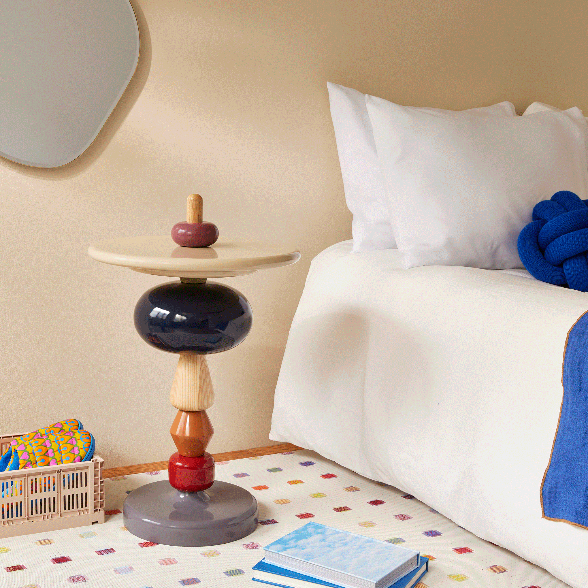 Shuffle Stackable Side Table by &Tradition - Adjustable Height