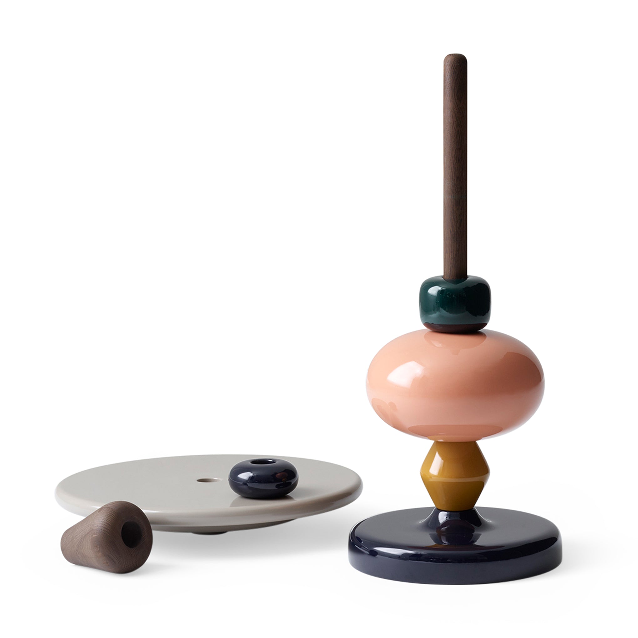 Shuffle Stackable Side Table by &Tradition - Adjustable Height