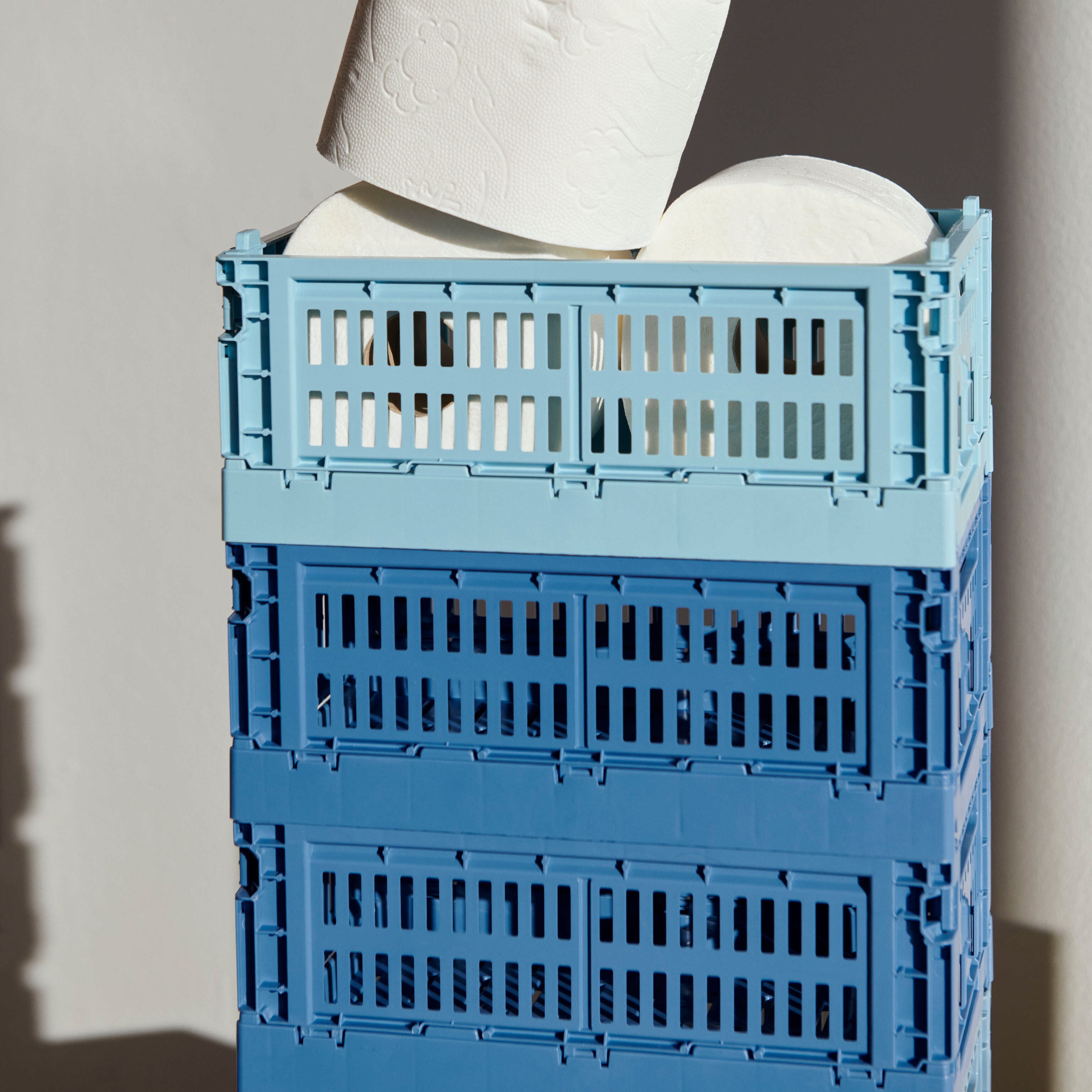 HAY Collapsible Storage Bin - Recycled Plastic, Mint