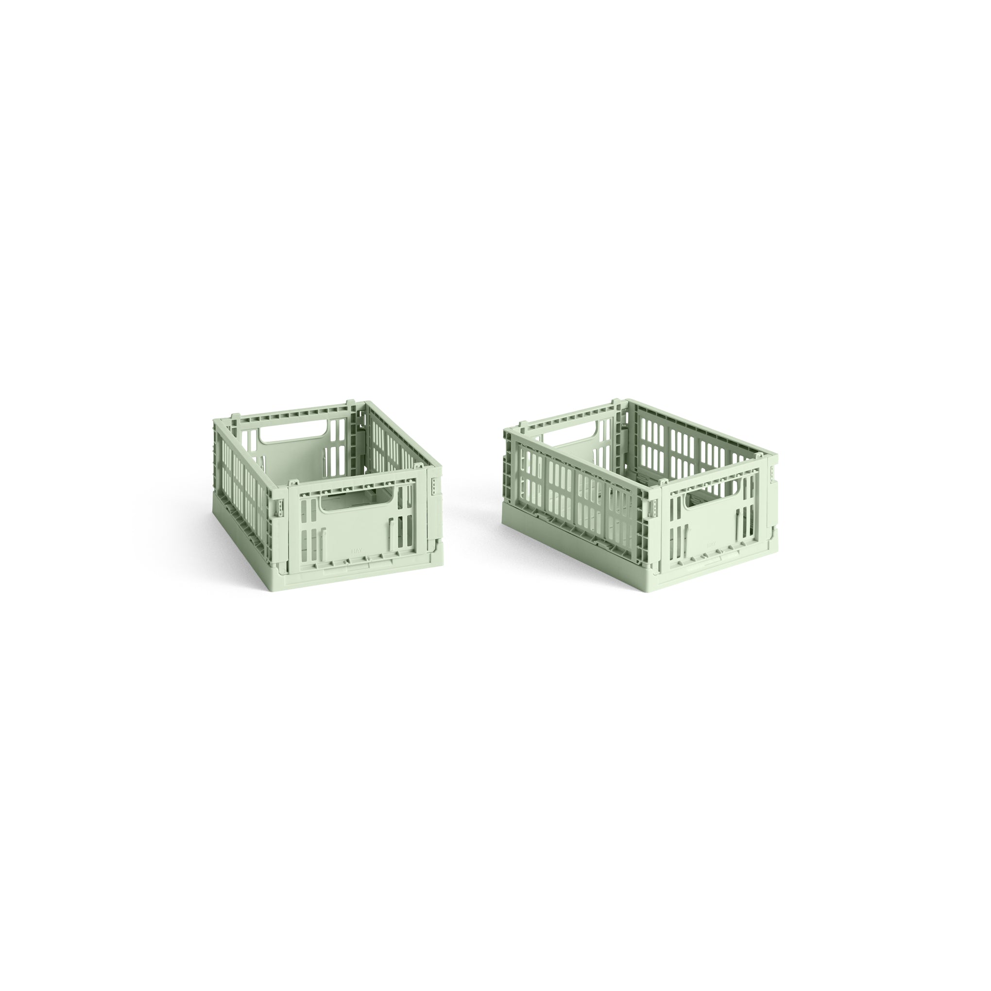 HAY Collapsible Storage Bin - Recycled Plastic, Mint