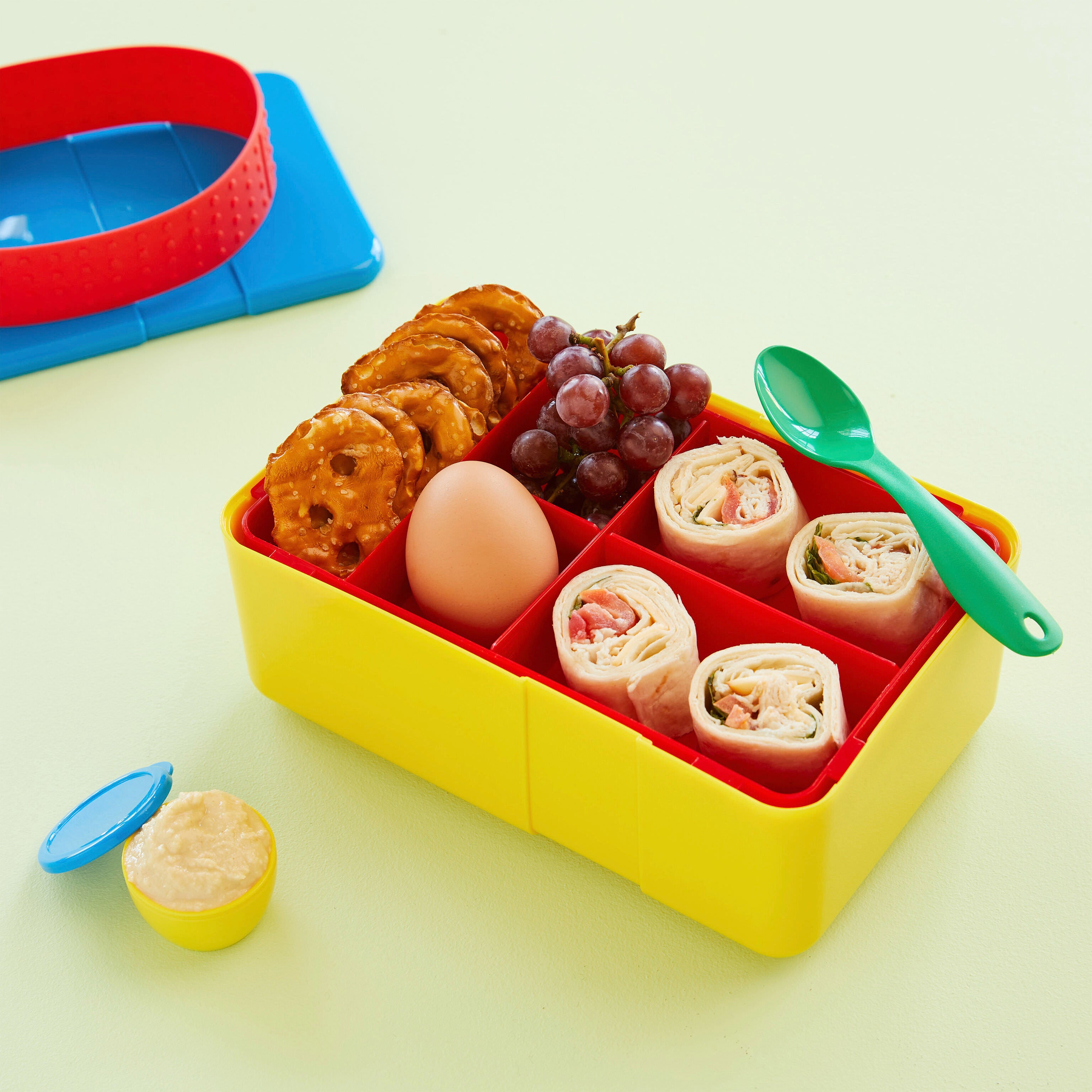 Bodum Bistro Recycled Plastic Lunch Box with Cutlery & Dividers