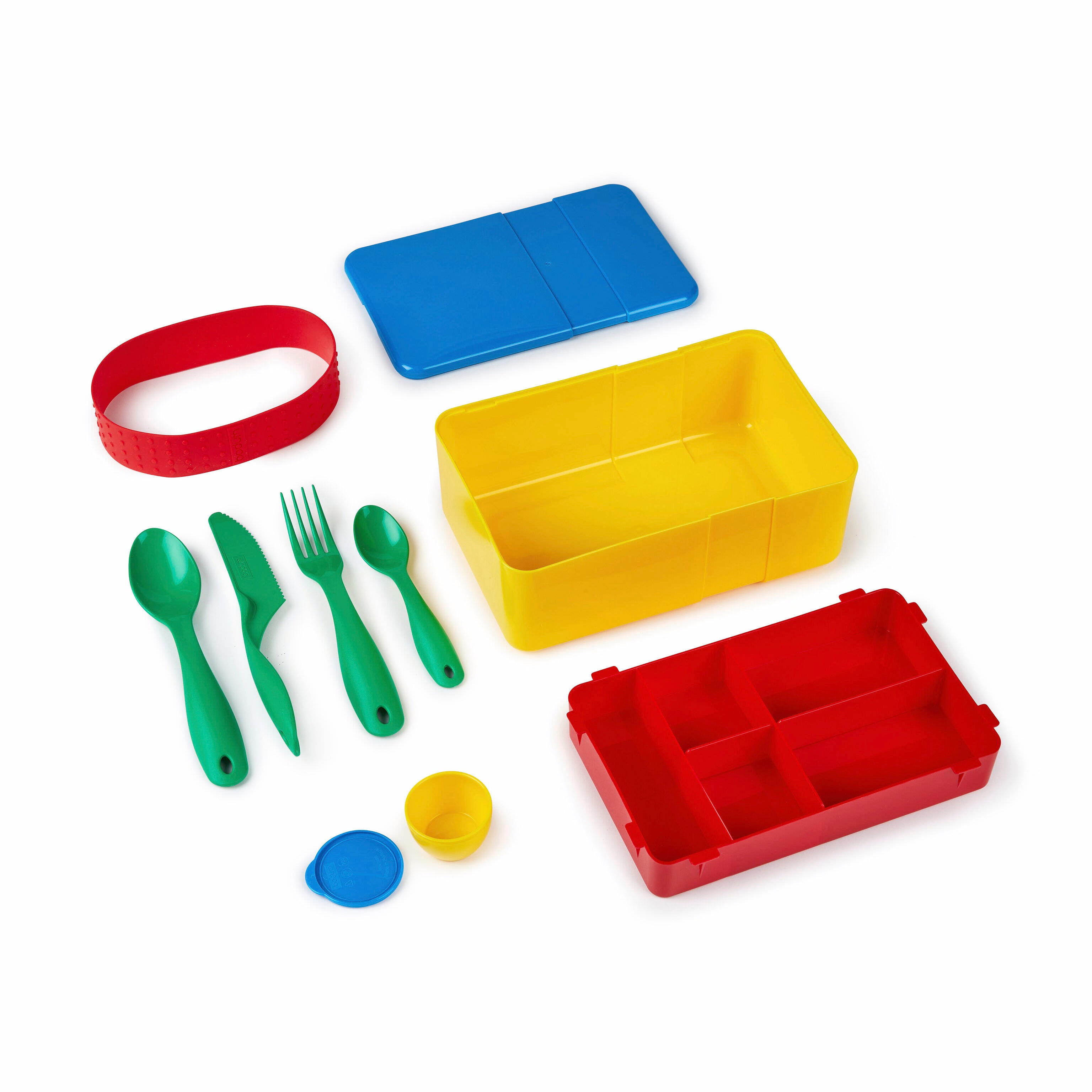 Bodum Bistro Recycled Plastic Lunch Box with Cutlery & Dividers