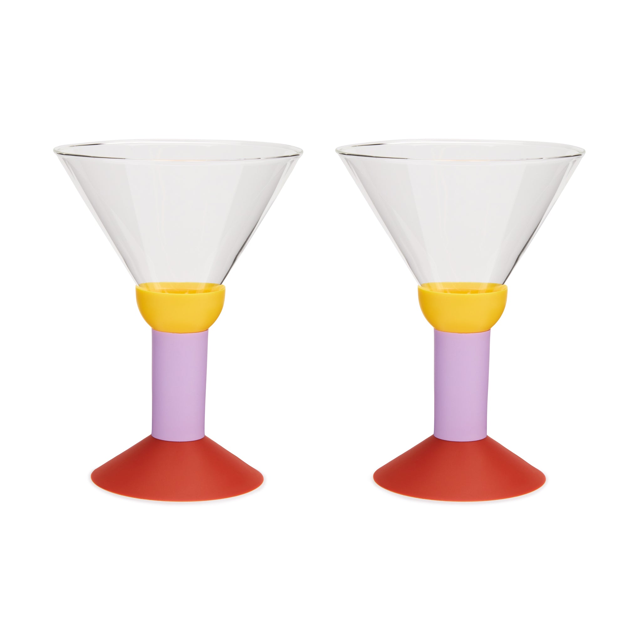 Bodum Oktett Recycled Plastic Martini Glasses - Set of 2