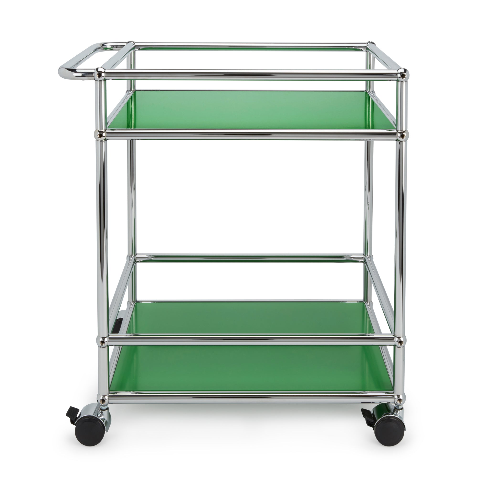 USM Haller Bar Cart with Wheels - Compact Swiss Design for Cocktails