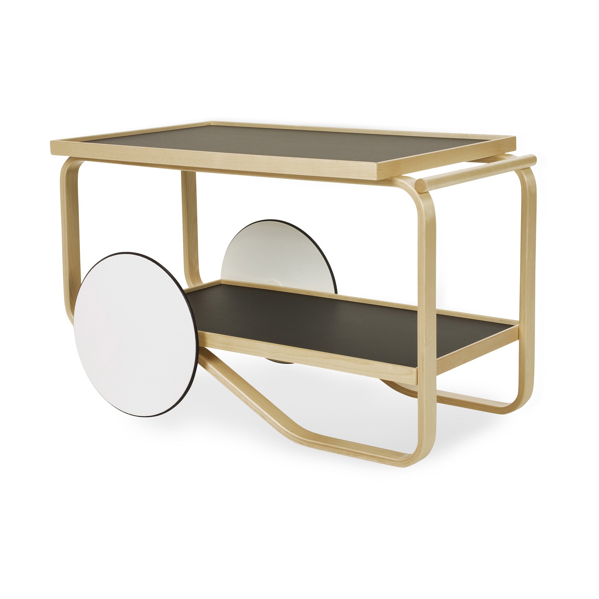Artek Aalto Tea Trolley 901 - White Birch Serving Cart