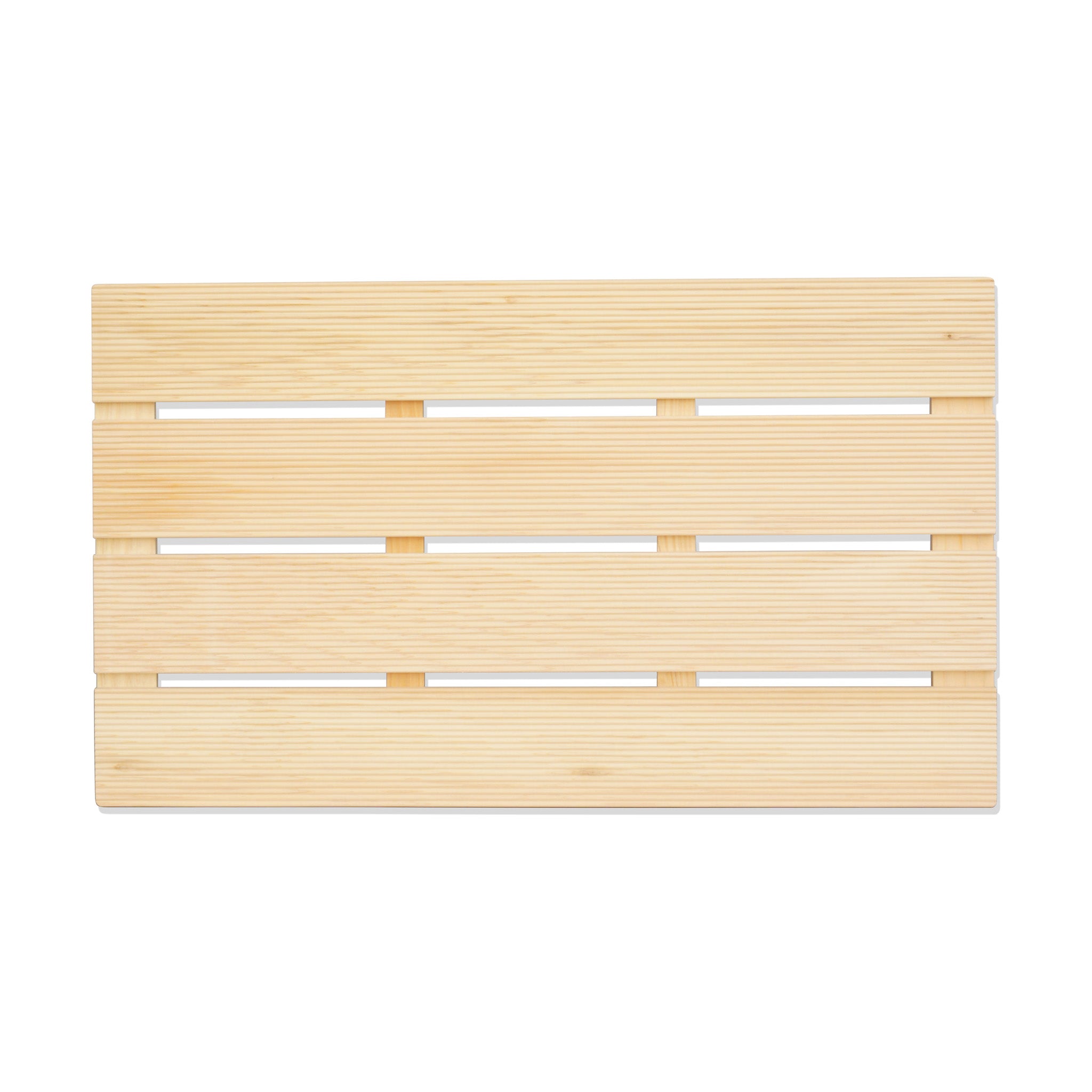 Hinoki Wood Bath Mat - Natural, Antimicrobial & Water-Resistant