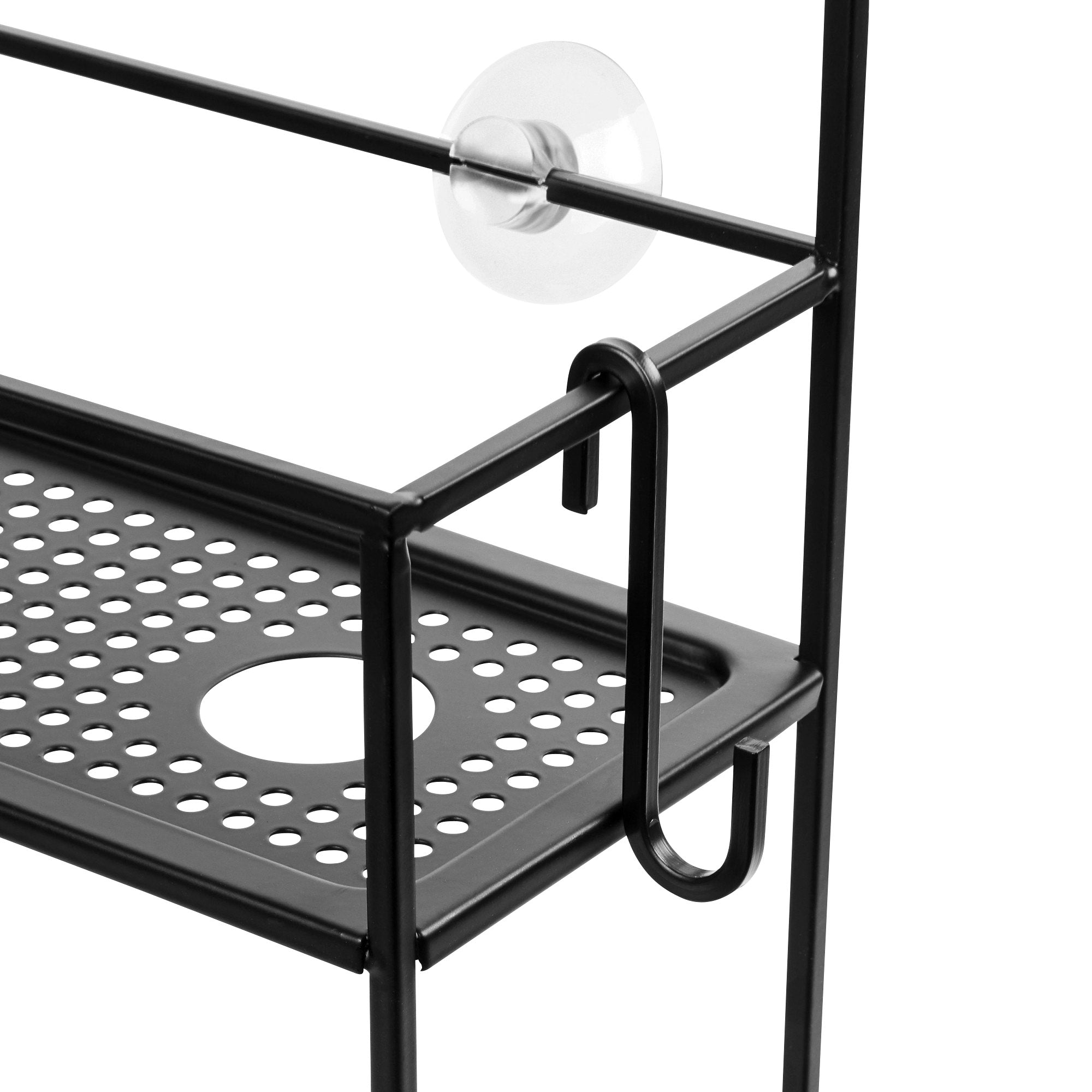 Cubiko Iron Shower Caddy with Hooks & Suction Cups