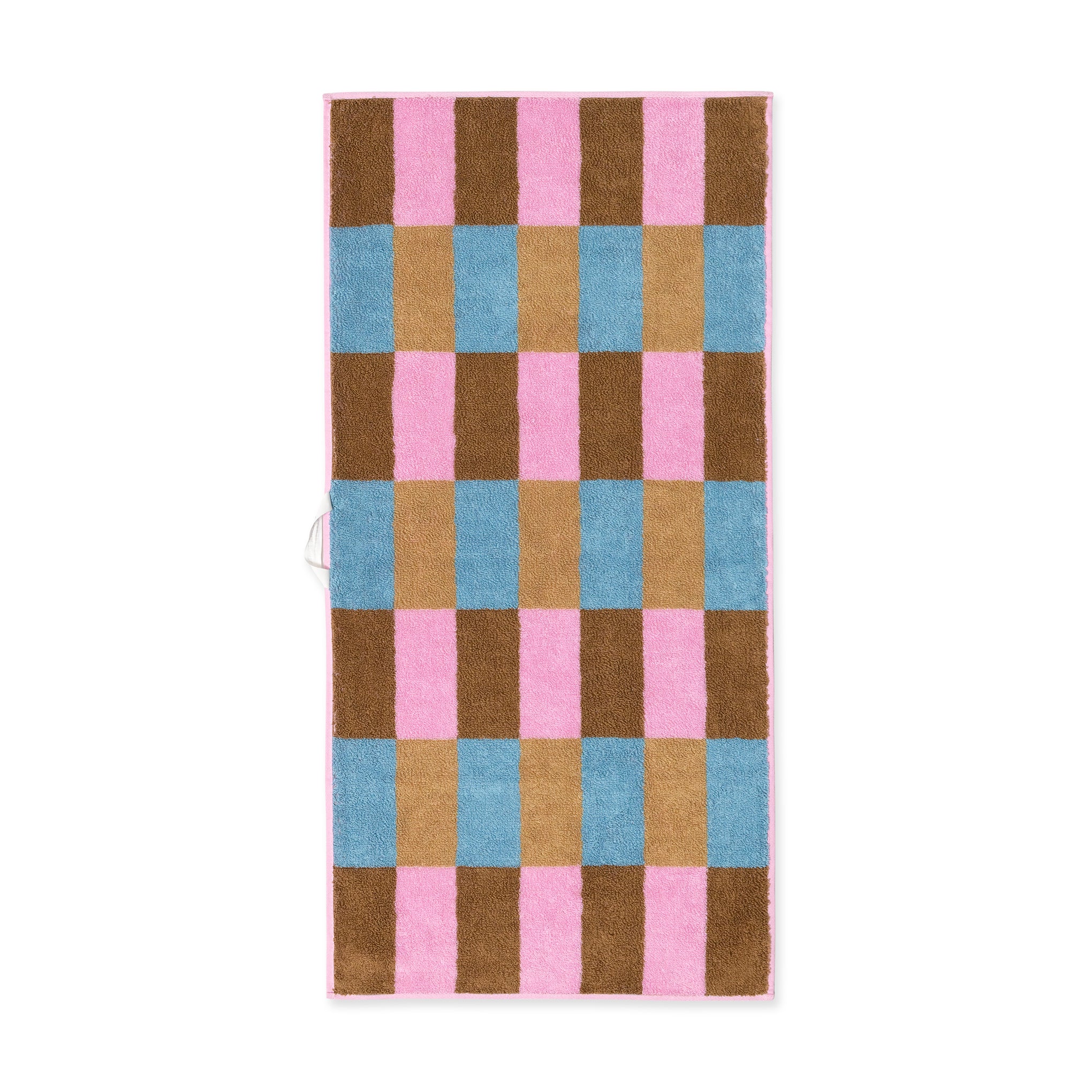 Kim Hangeol Pattern Cotton Terry Hand Towel - Chocolate Berry Design