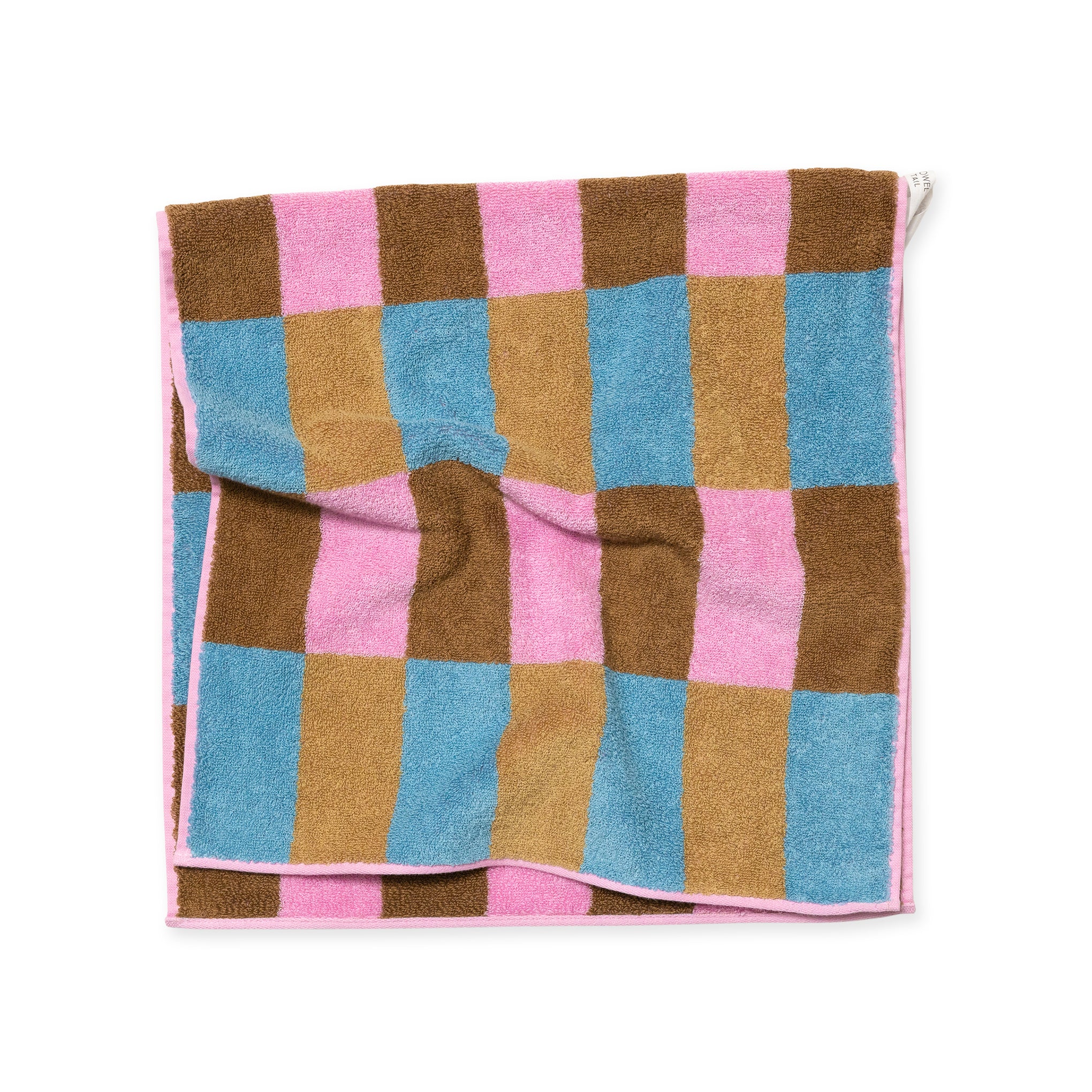 Kim Hangeol Pattern Cotton Terry Hand Towel - Chocolate Berry Design