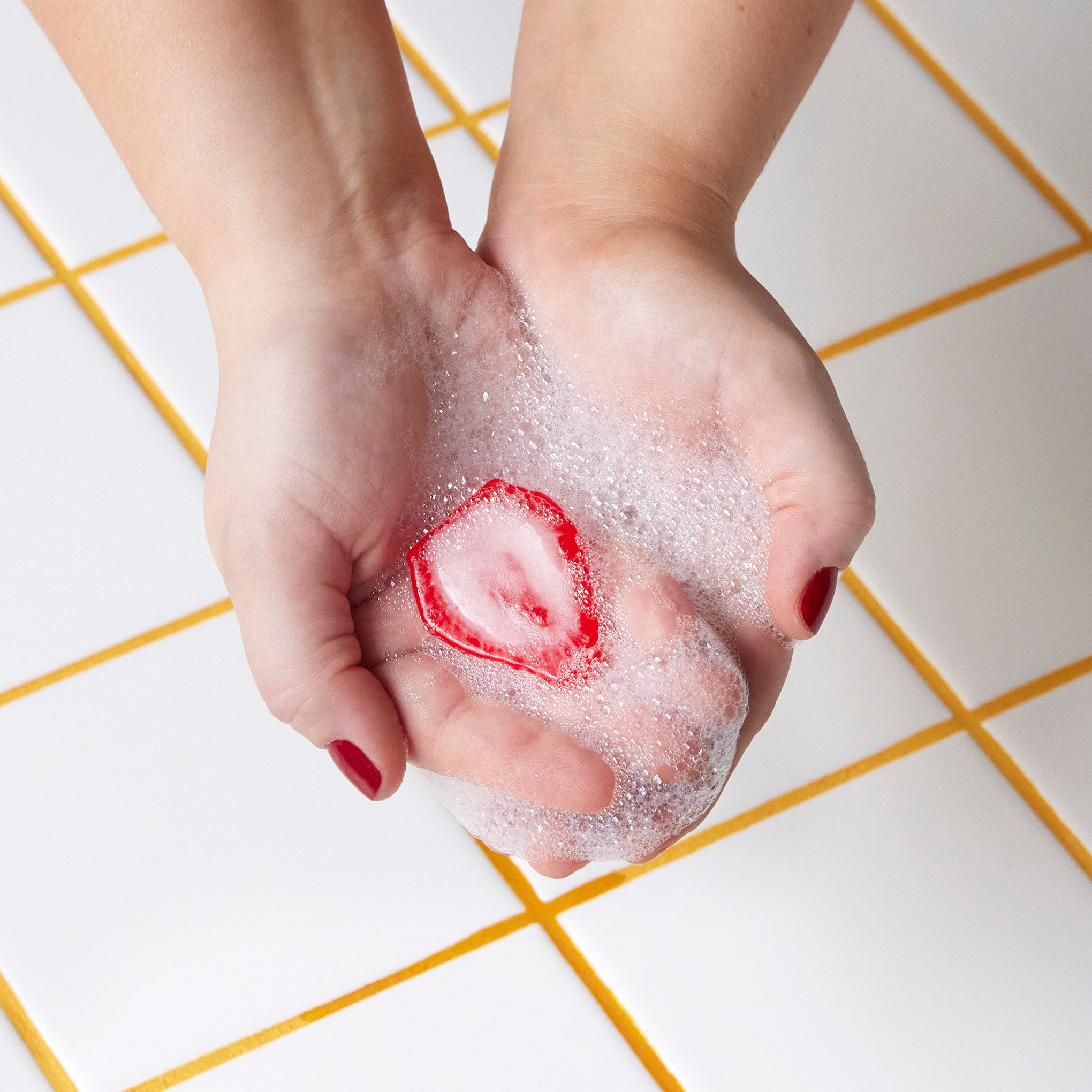 Strawberry Shaped Hand Soap - Glycerine & Vegetable Based - MoMA Exclusive