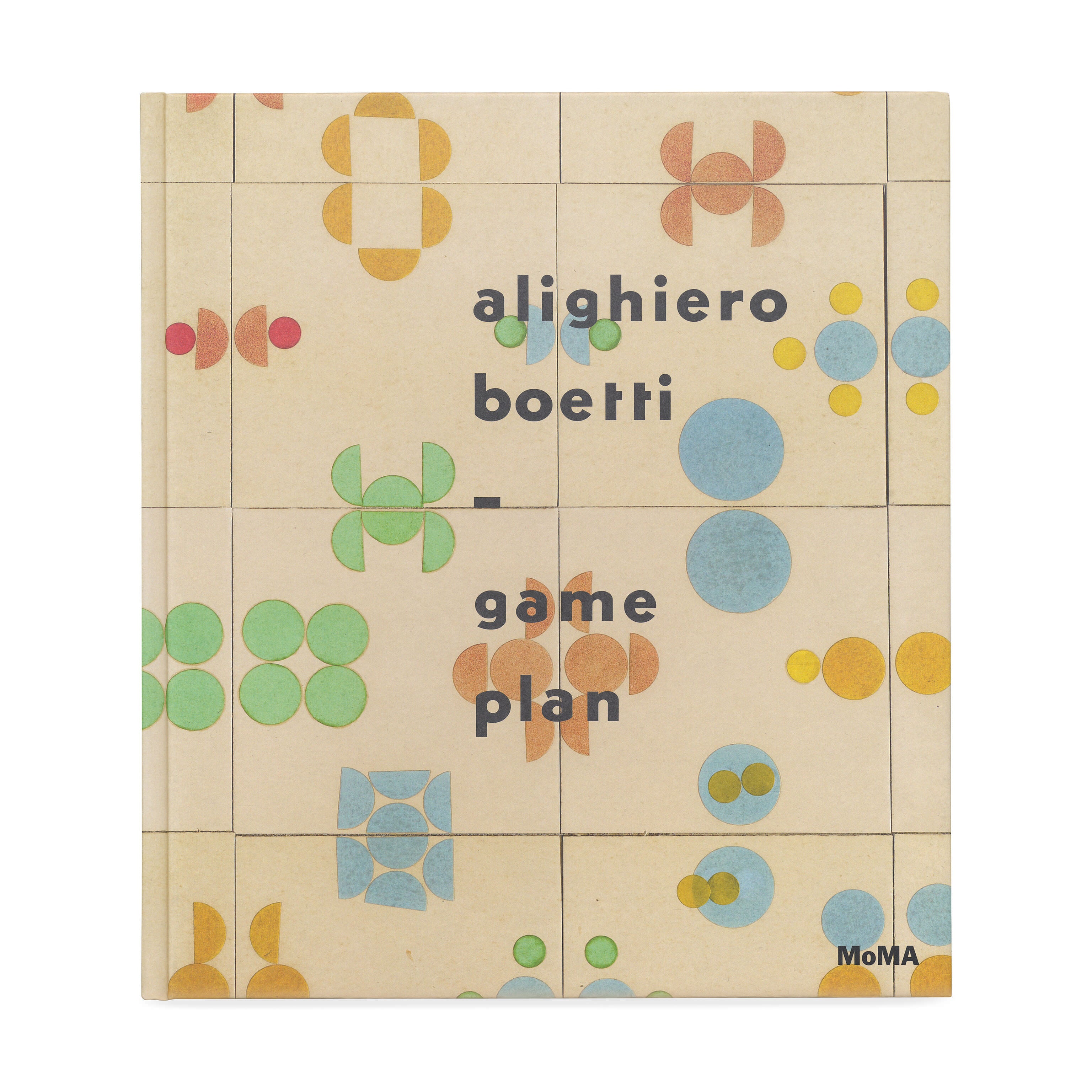 Alighiero Boetti Game Plan Hardcover Art Book Retrospective