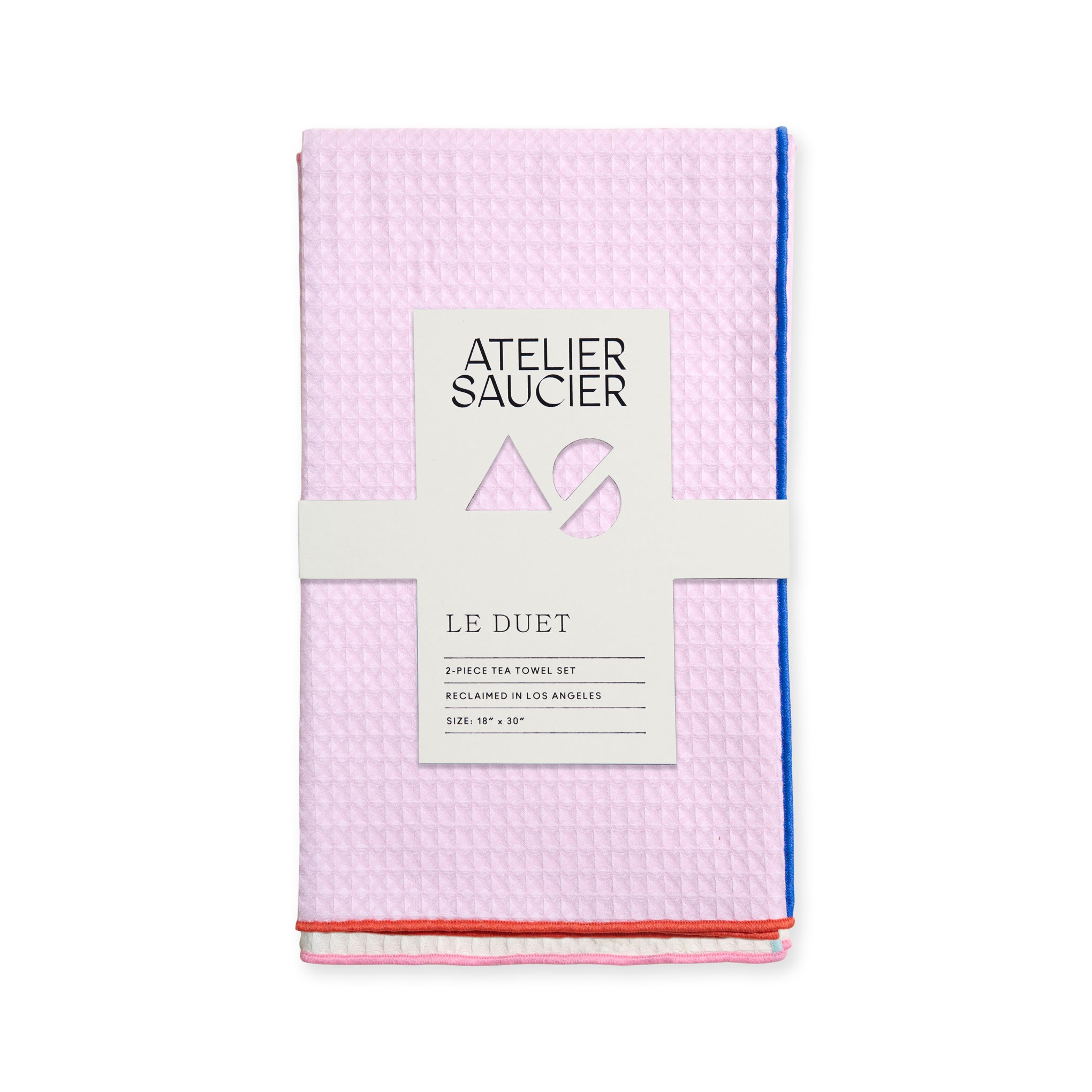 Sugar Rush Eco-Friendly Reclaimed Fabric Tea Towels - Set of 2
