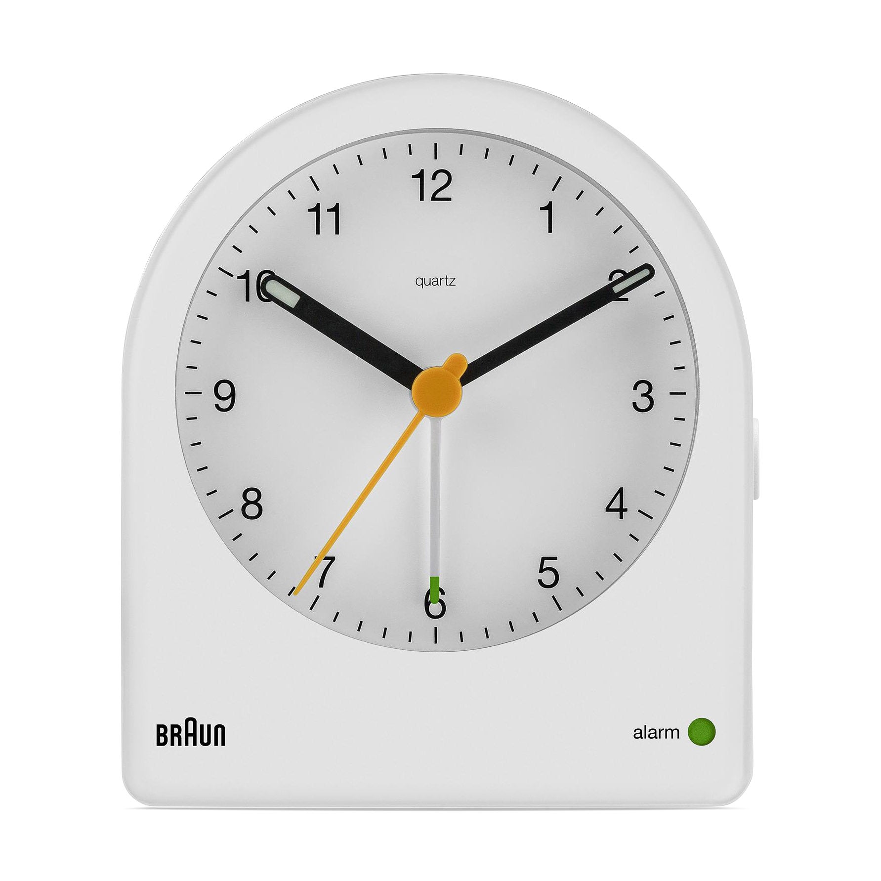 Braun BC22 Analog Alarm Clock with Backlight & Snooze