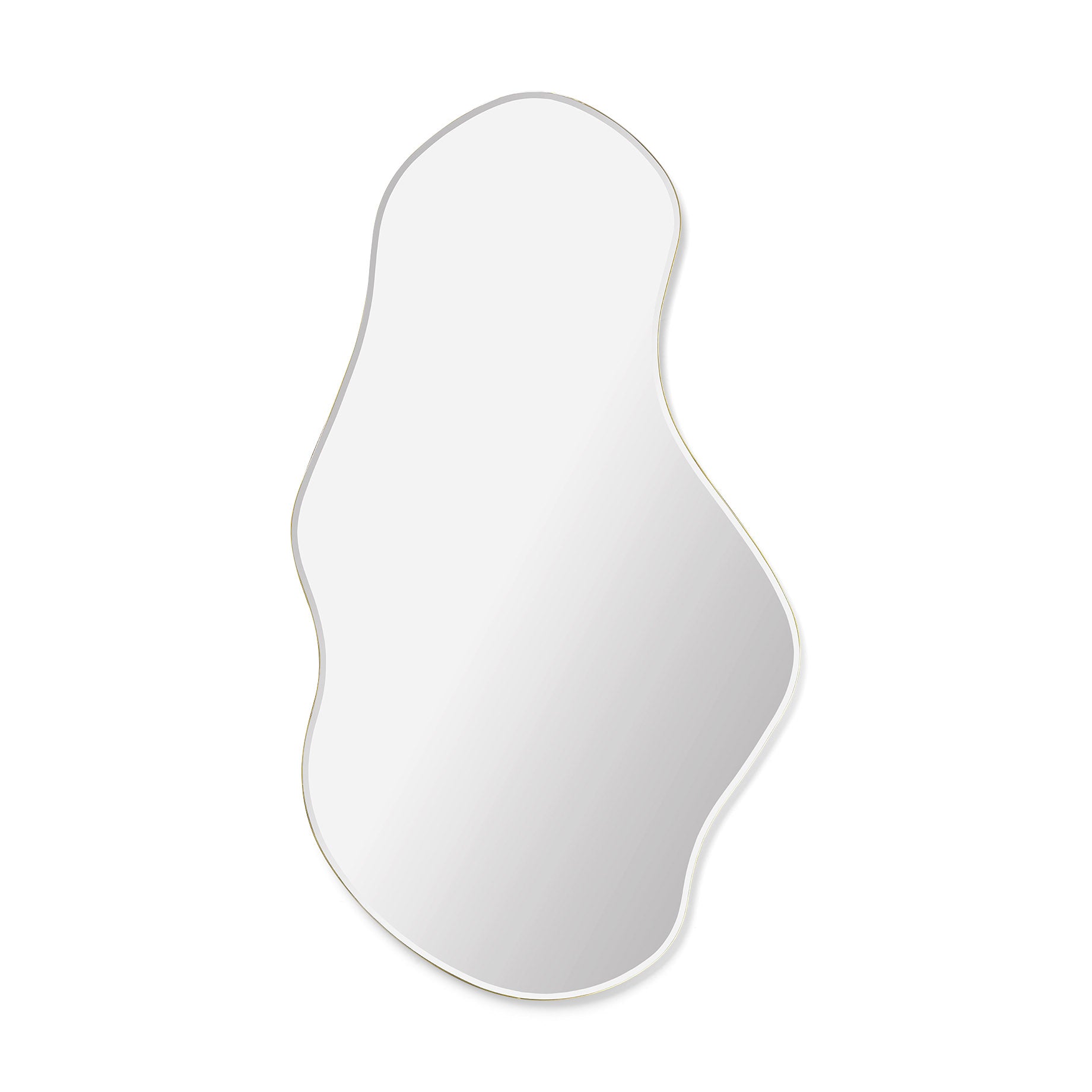 Pond Mirror - Large Wall Mirror with Zinc Trim for Home Decor