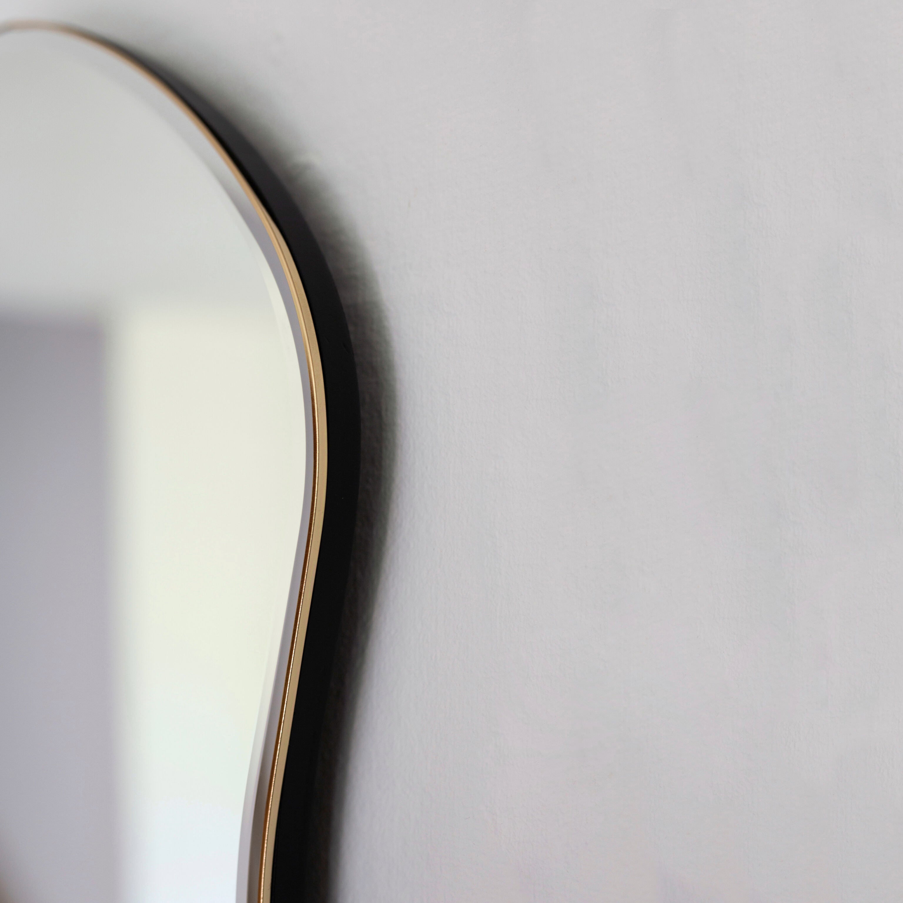 Pond Mirror - Large Wall Mirror with Zinc Trim for Home Decor