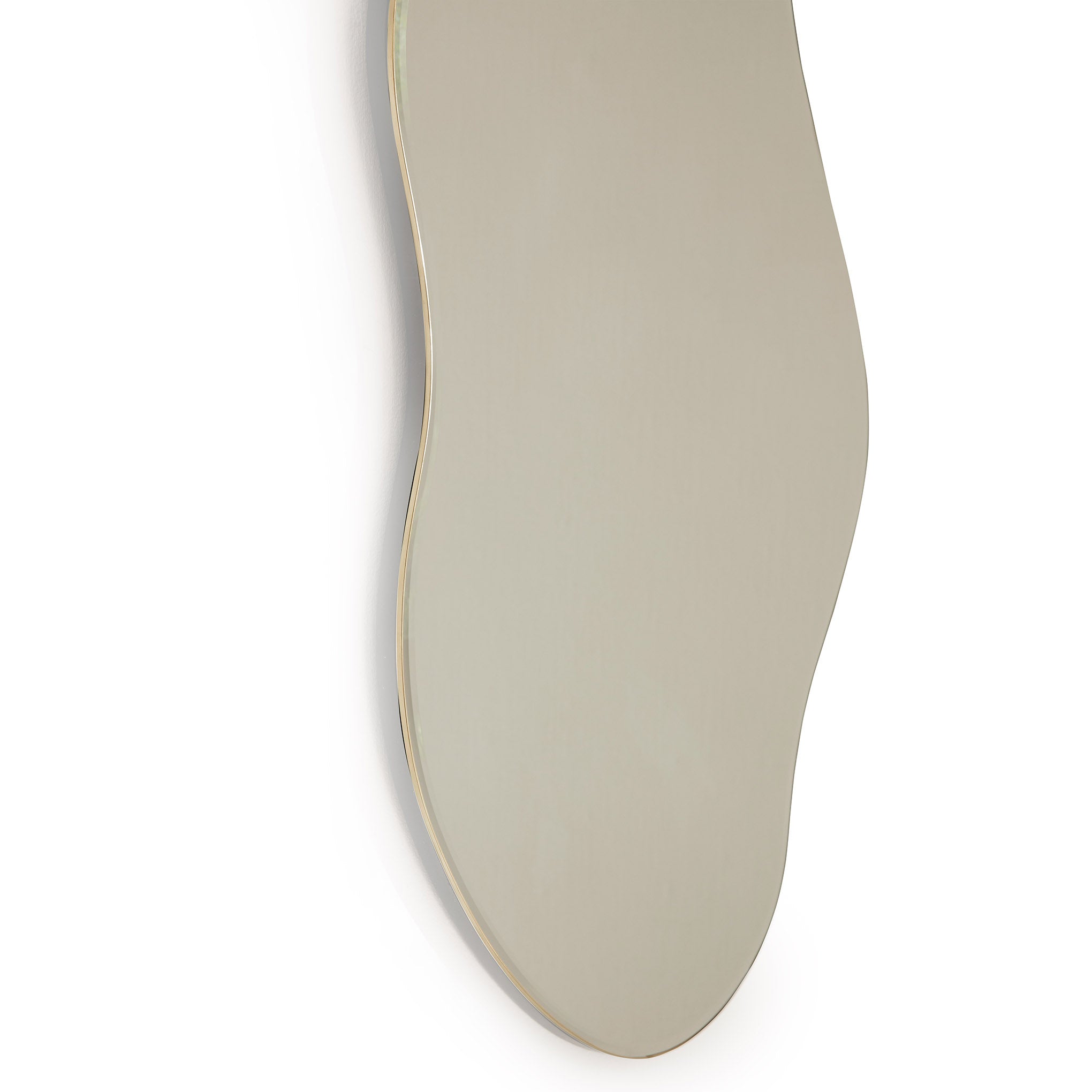 Pond Mirror - Large Wall Mirror with Zinc Trim for Home Decor