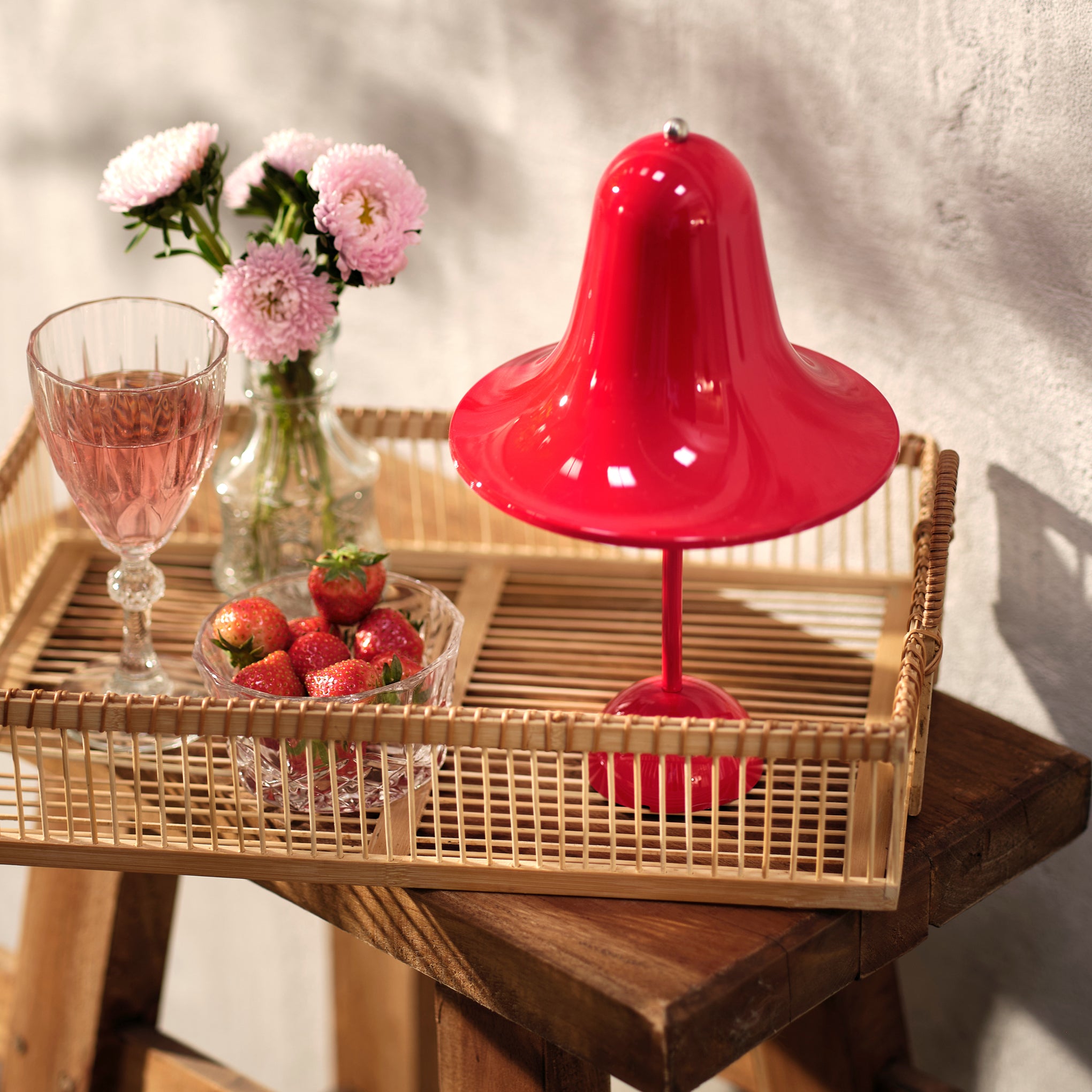 Verner Panton Pantop Portable LED Lamp - Rechargeable Desk & Bedside Light