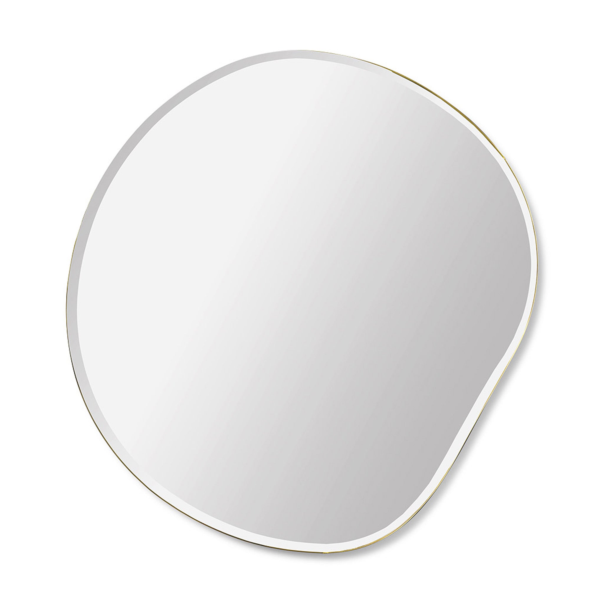 Small Pond Mirror - Versatile Wall Mirror with Zinc Trim for Any Room
