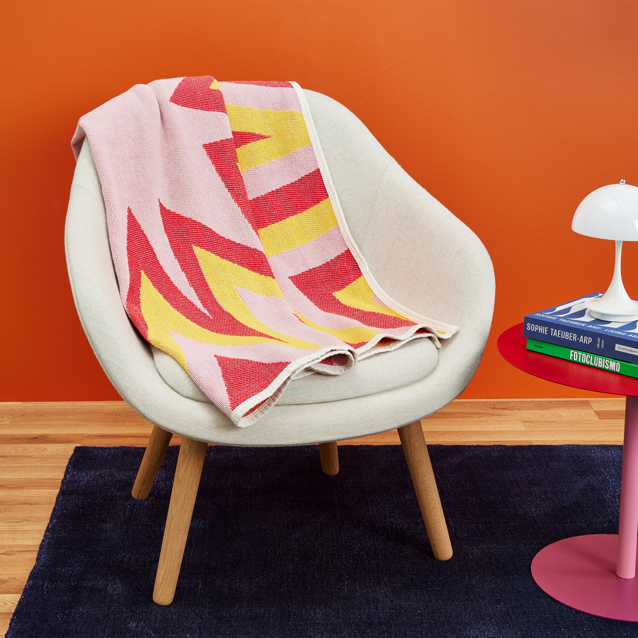 Liz Collins Recycled Cotton "Bang!" Throw Blanket