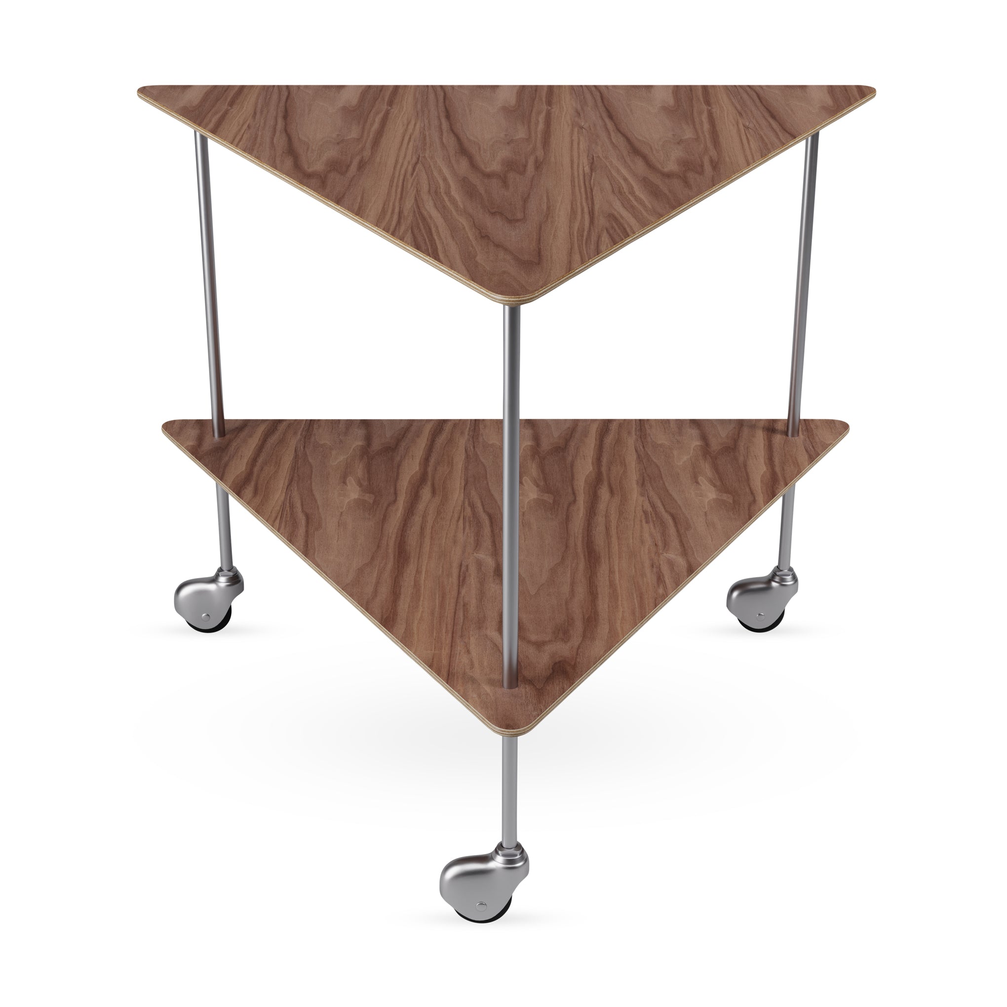 Arne Jacobsen AJ Trolley Side Table with Wheels - Mid-Century Modern Design