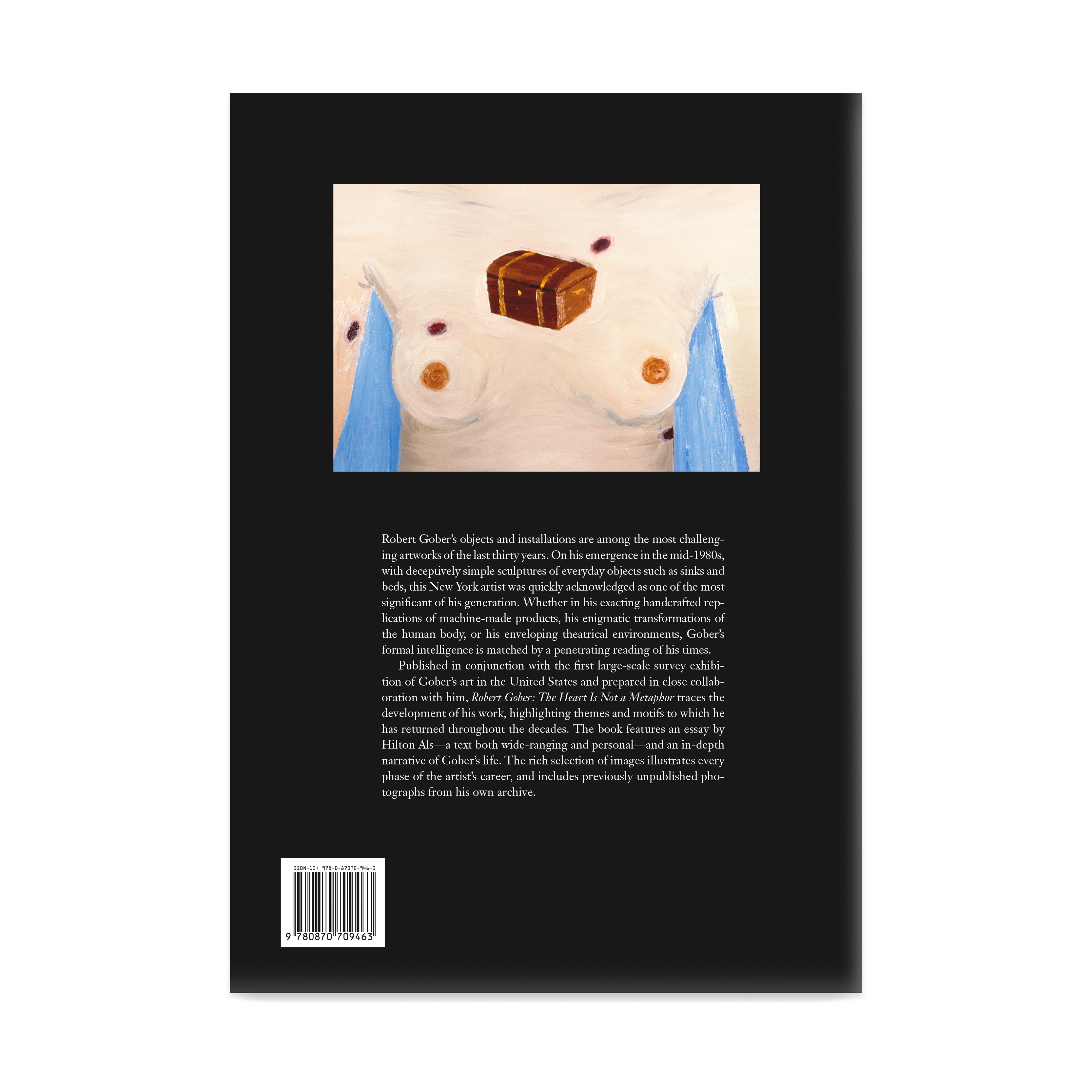 Robert Gober Hardcover Book: The Heart Is Not a Metaphor