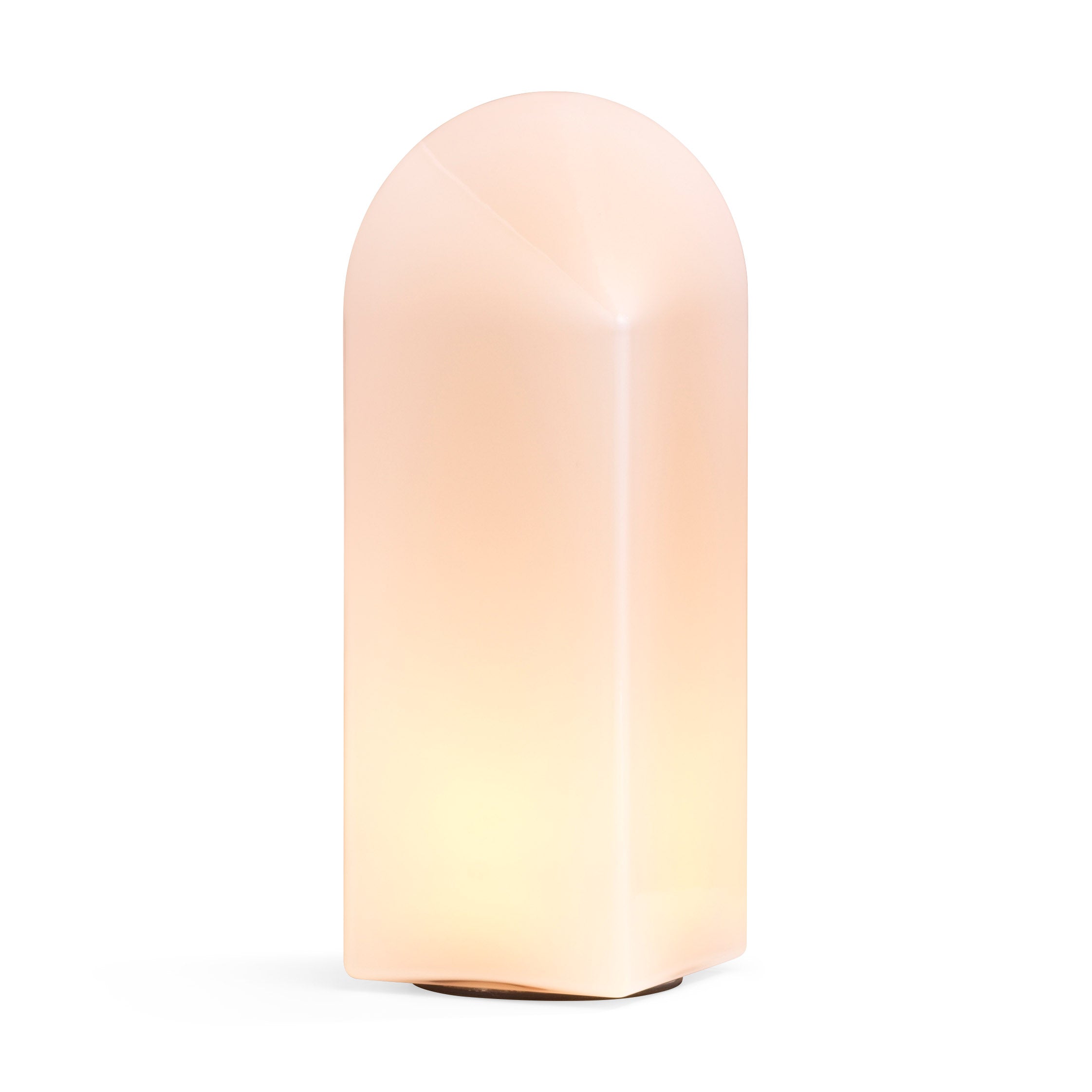 HAY Pink Parade Glass LED Table Lamp with Dimmable Light