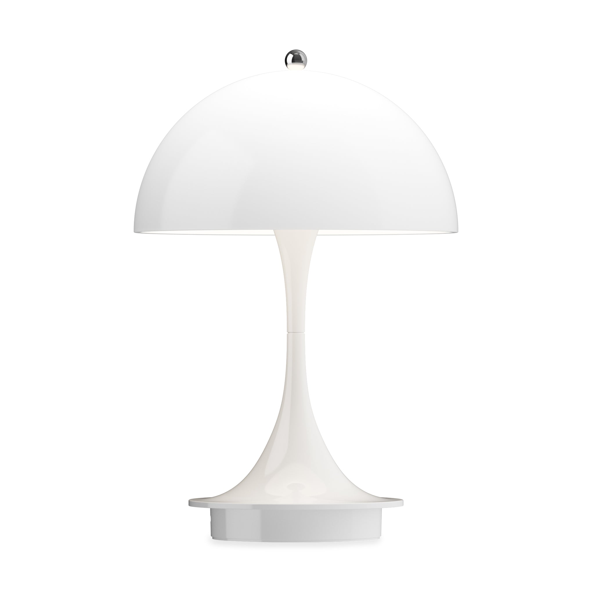 Panthella 160 Portable USB-C Table Lamp - White Opal LED