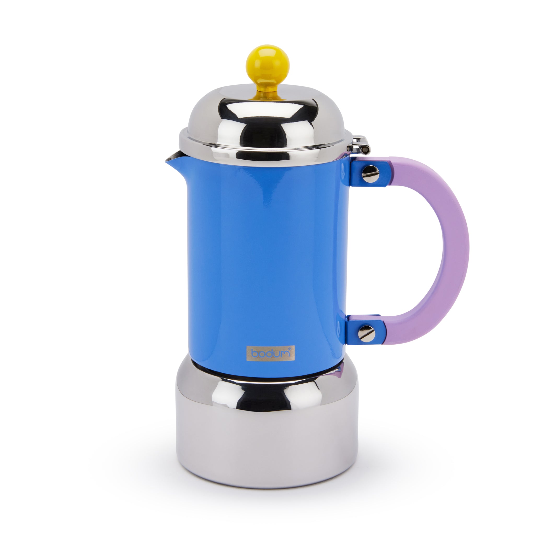 Bodum Chambord Stainless Steel Stovetop Espresso Maker - Pale Blue
