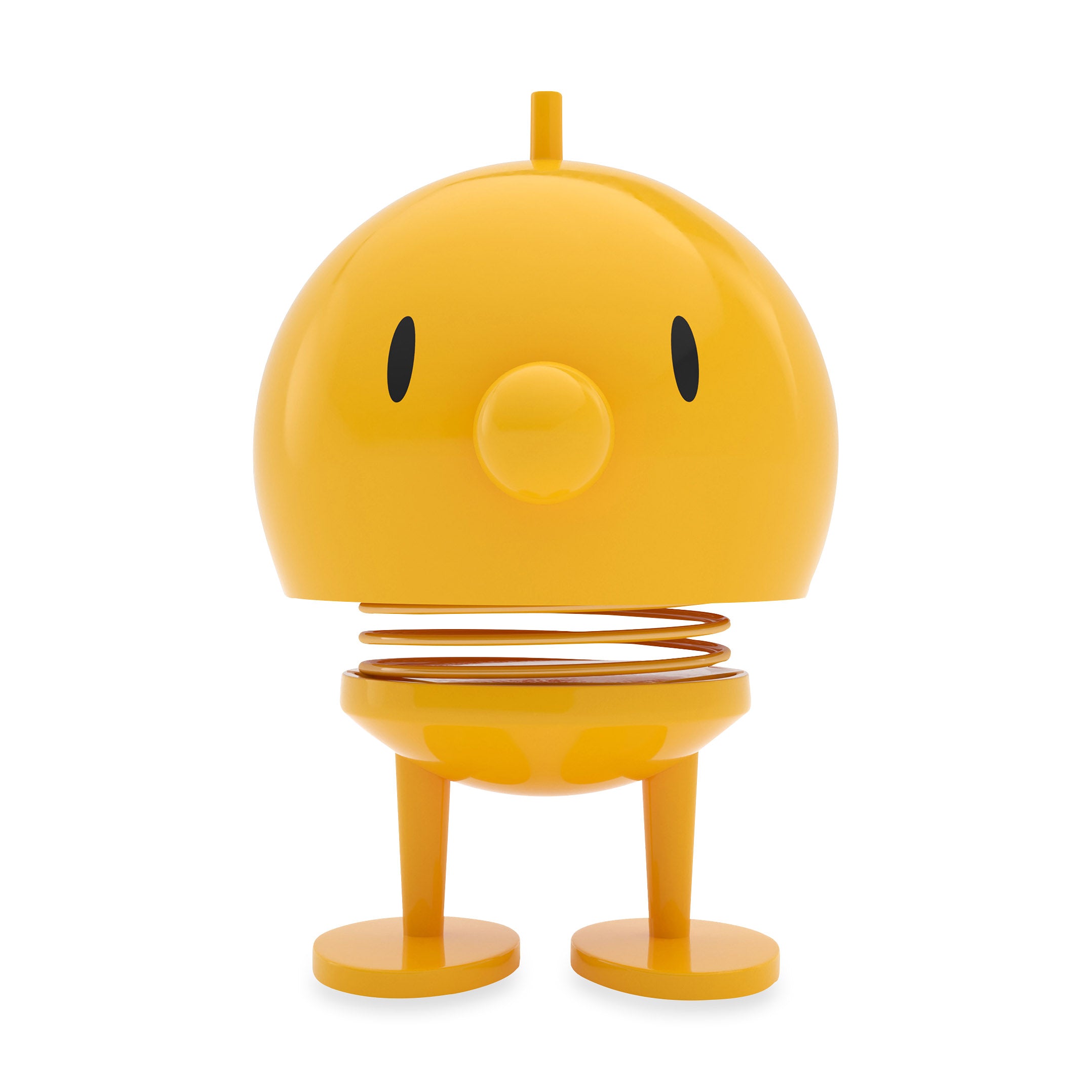 Hoptimist Yellow Smiling Figurine - Danish Design Desk Decor