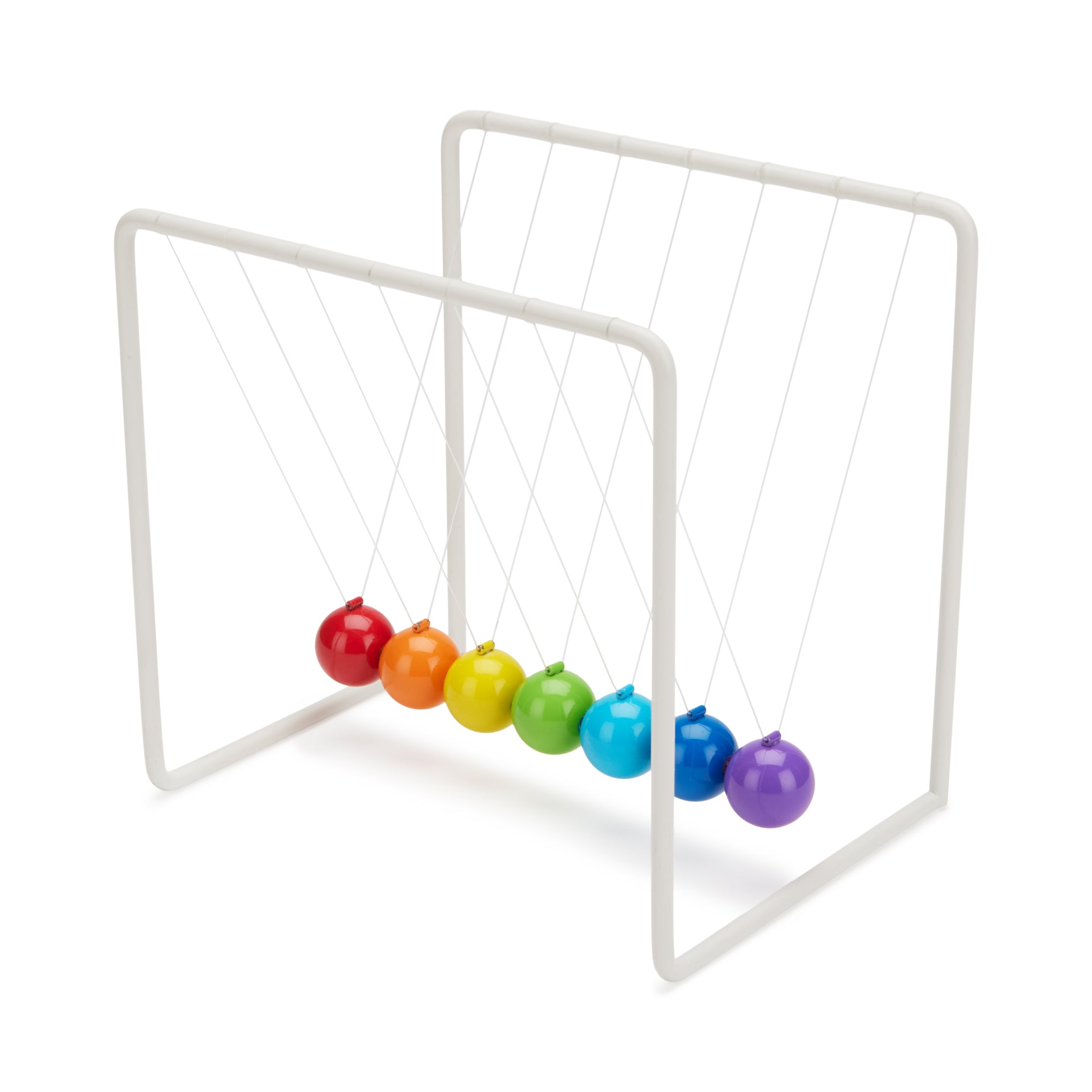Colorful Newton’s Cradle Desk Toy by MoMA – Gradient Pendulum