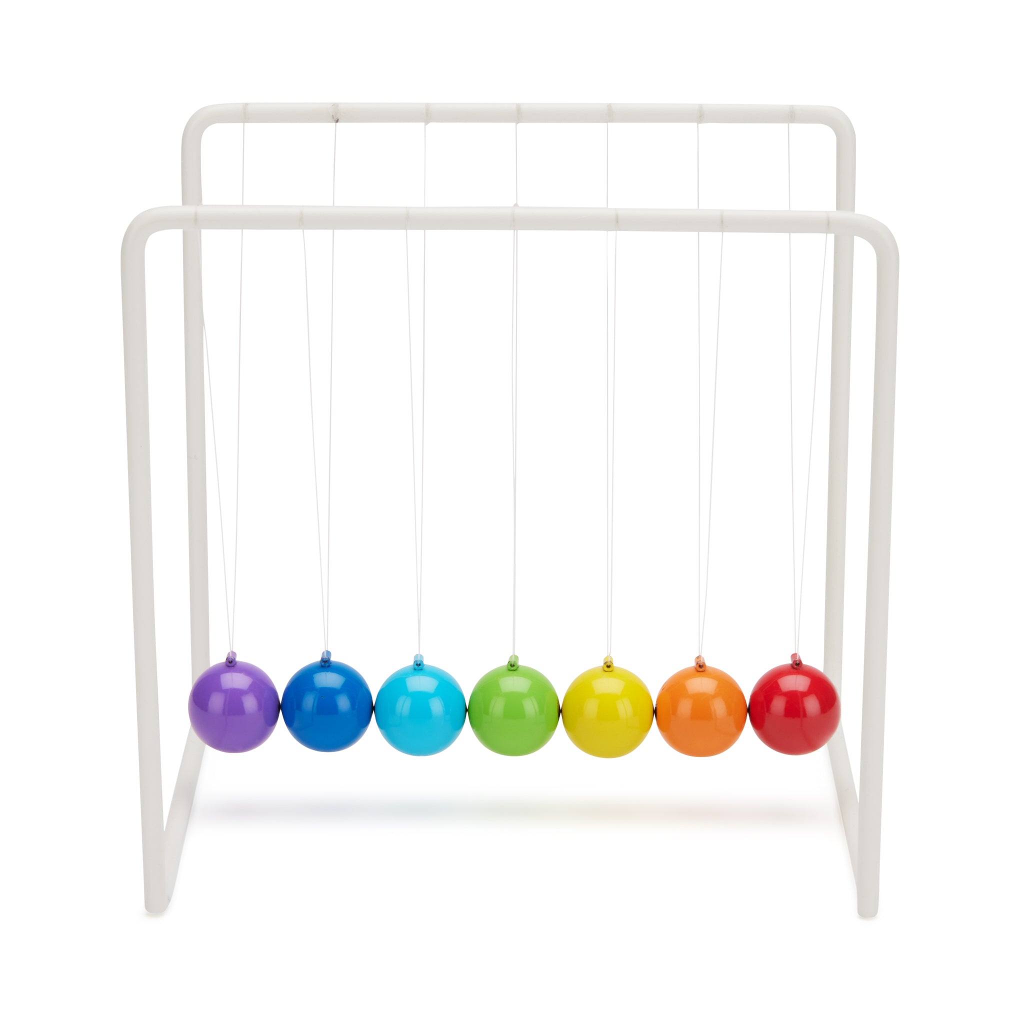 Colorful Newton’s Cradle Desk Toy by MoMA – Gradient Pendulum