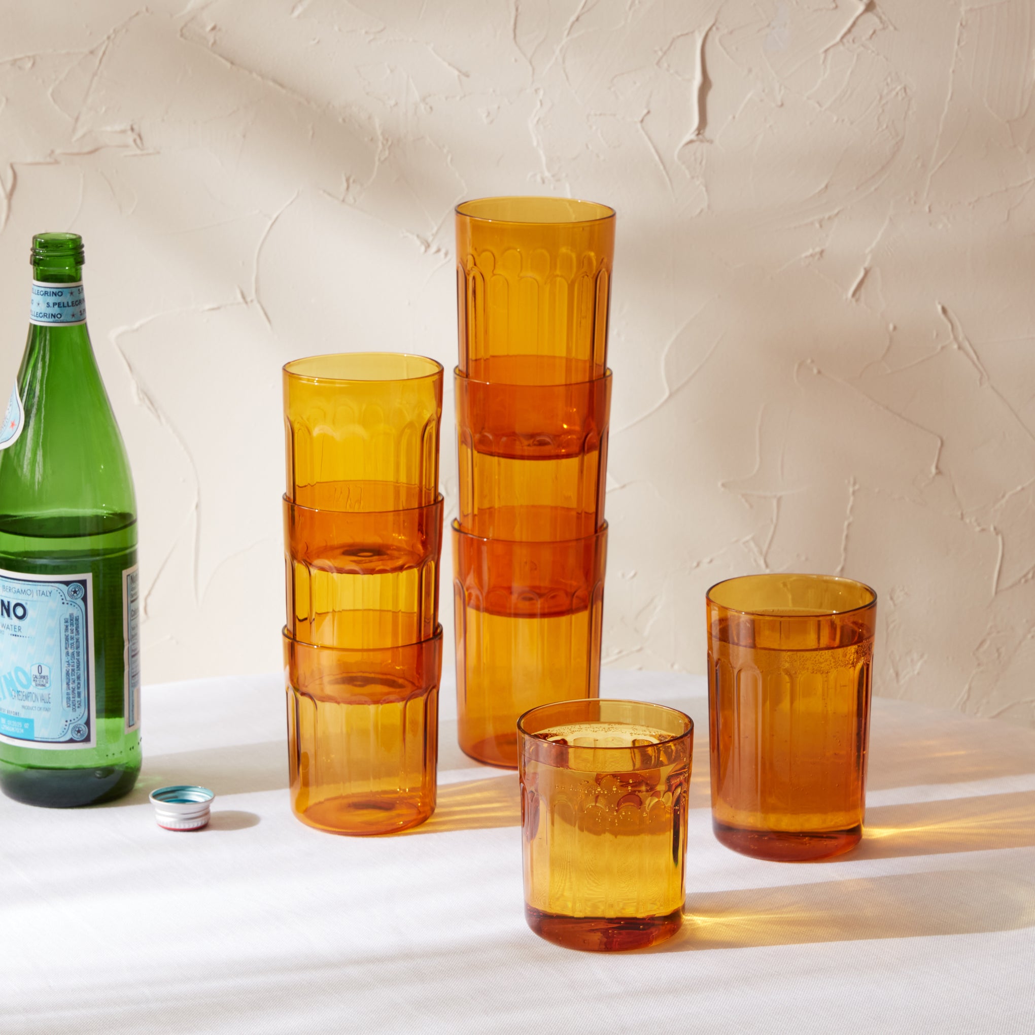 Bodum Chicago 4-Piece Amber Borosilicate Glass Set