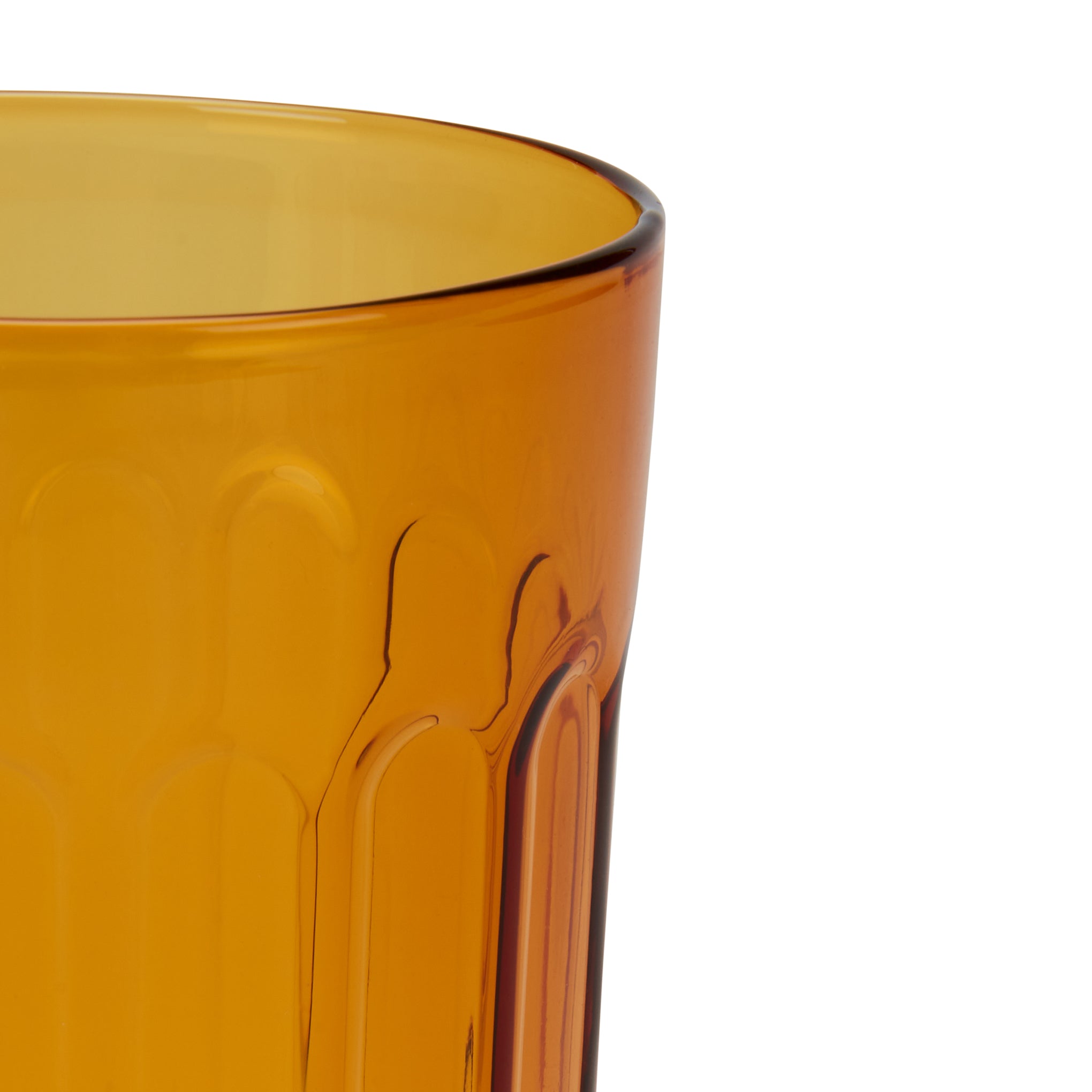 Bodum Chicago 4-Piece Amber Borosilicate Glass Set