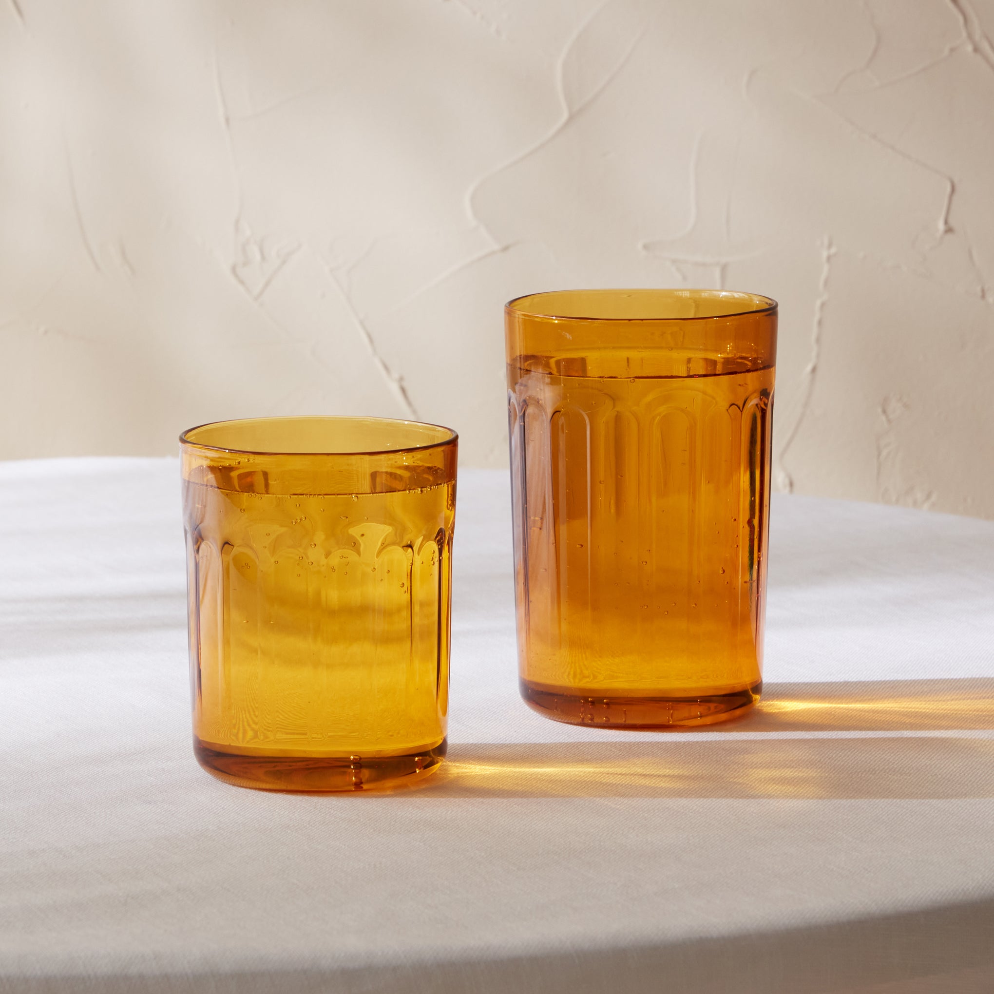 Bodum Chicago 4-Piece Amber Borosilicate Glass Set